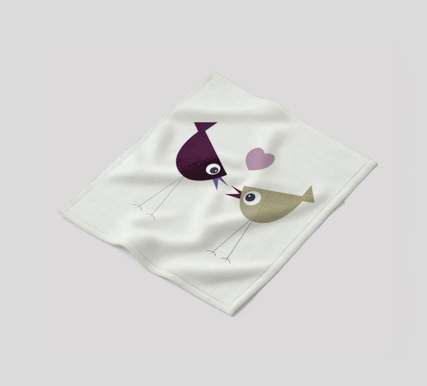 Birdy Fleecedecke von JaySan Studio