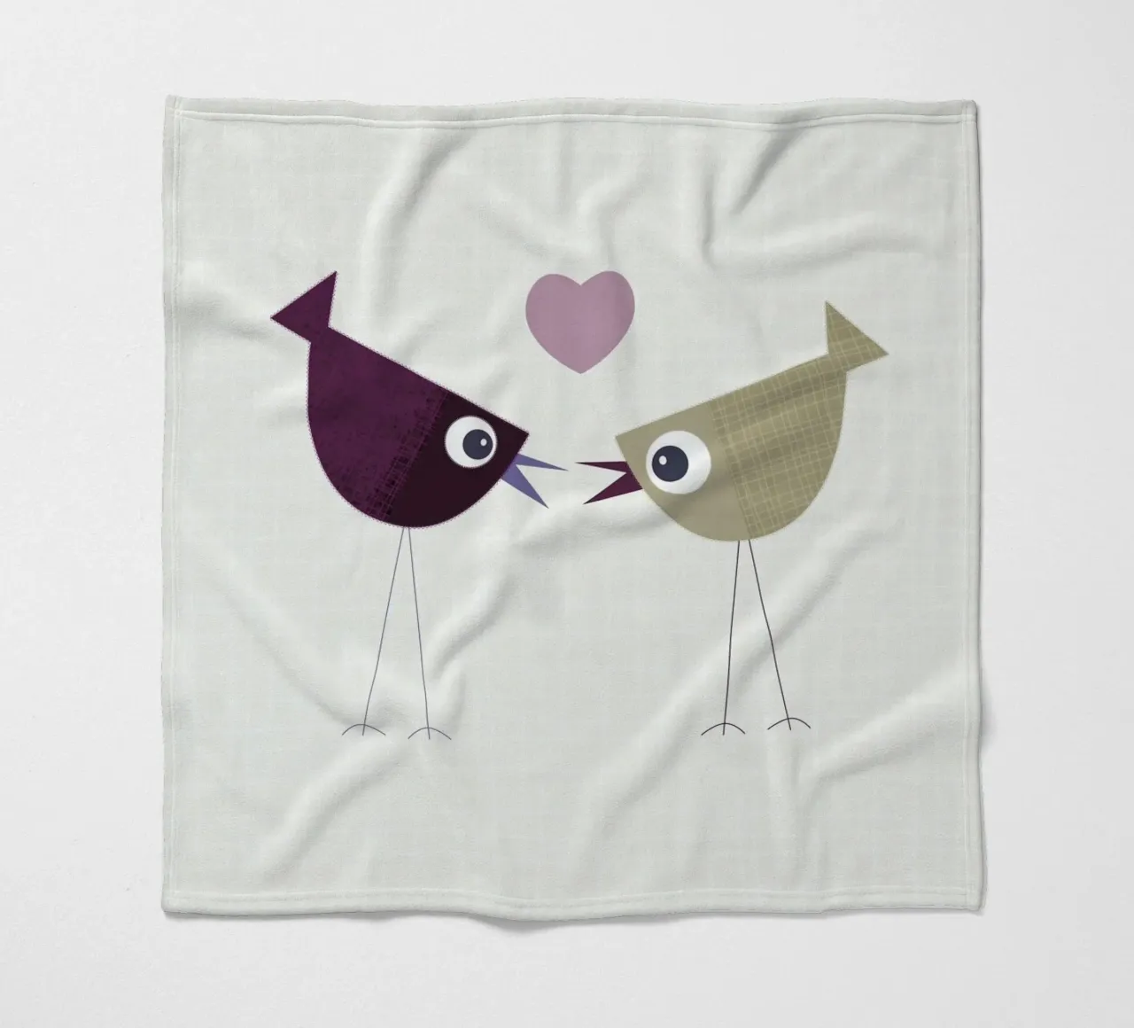 Birdy Fleecedecke von JaySan Studio