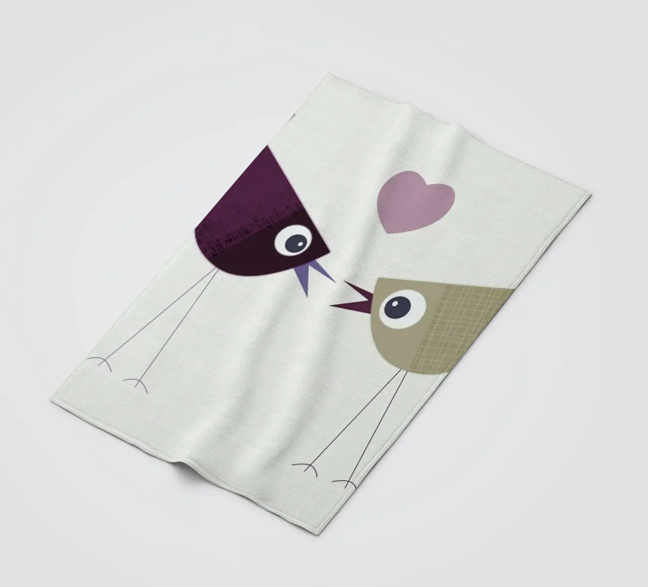 Birdy Fleecedecke von JaySan Studio