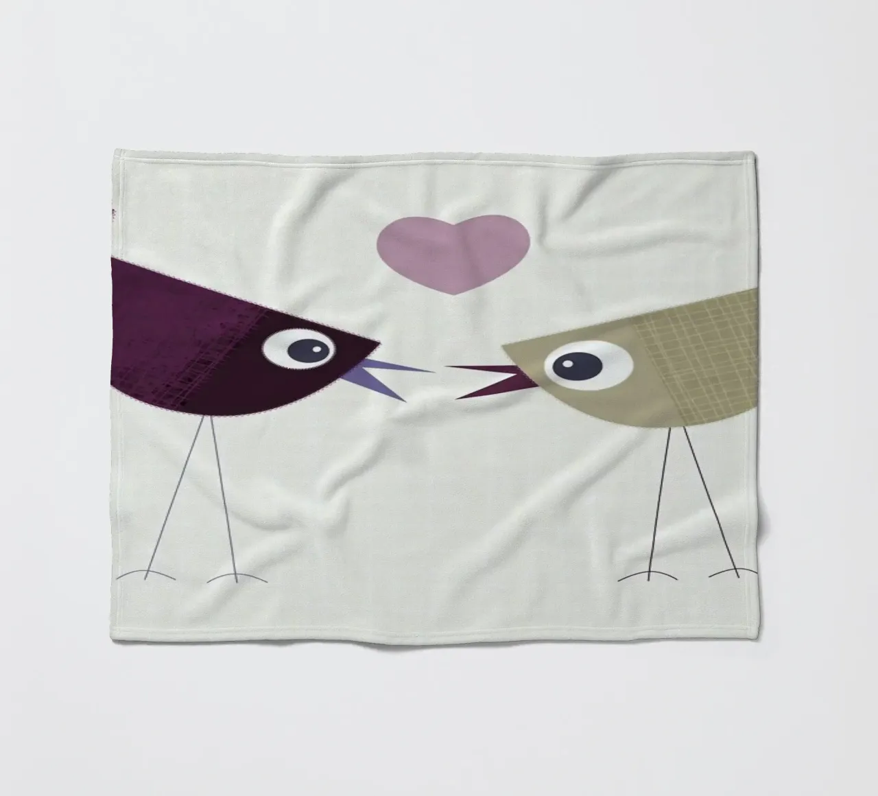 Birdy Fleecedecke von JaySan Studio