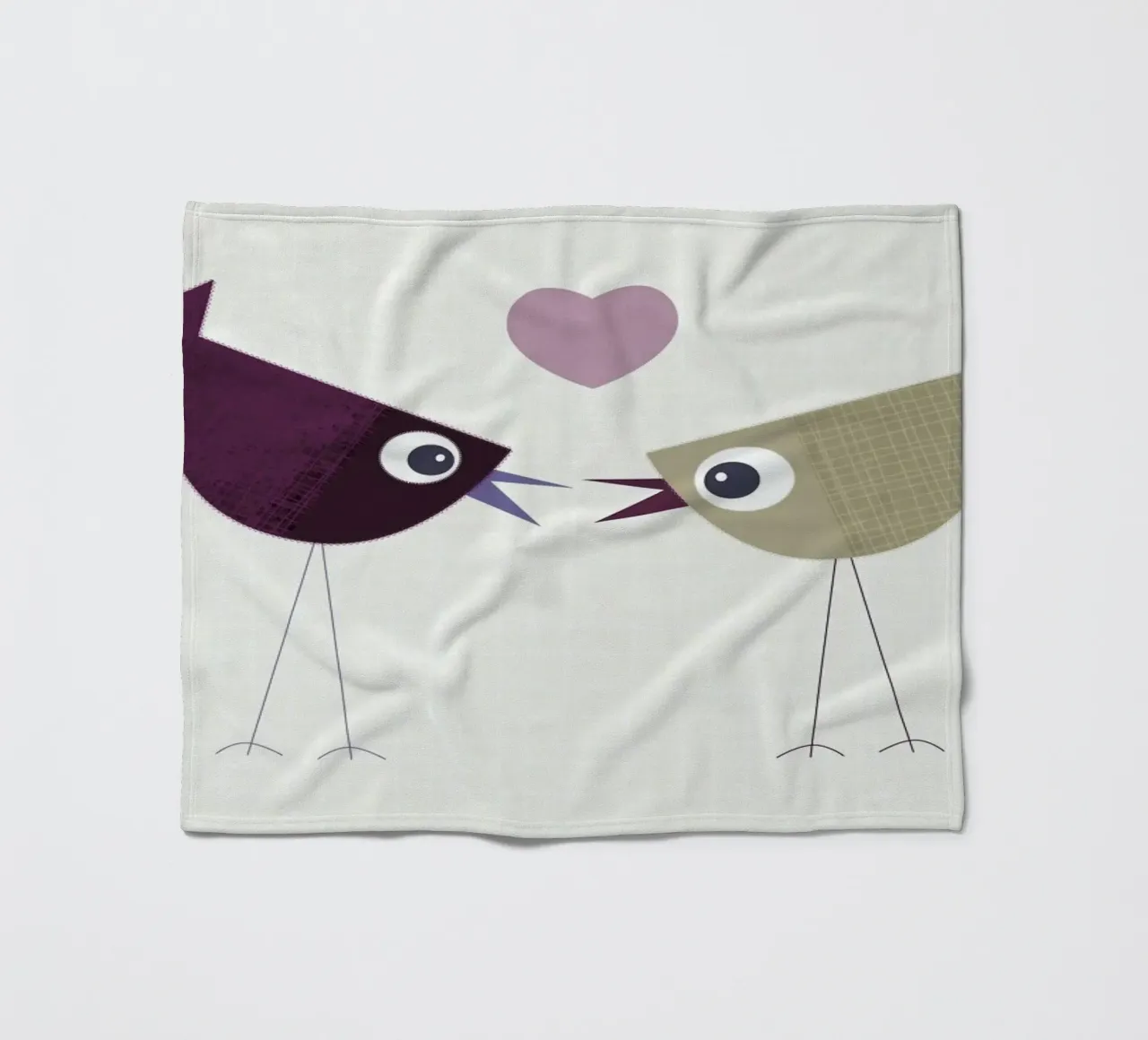 Birdy Fleecedecke von JaySan Studio