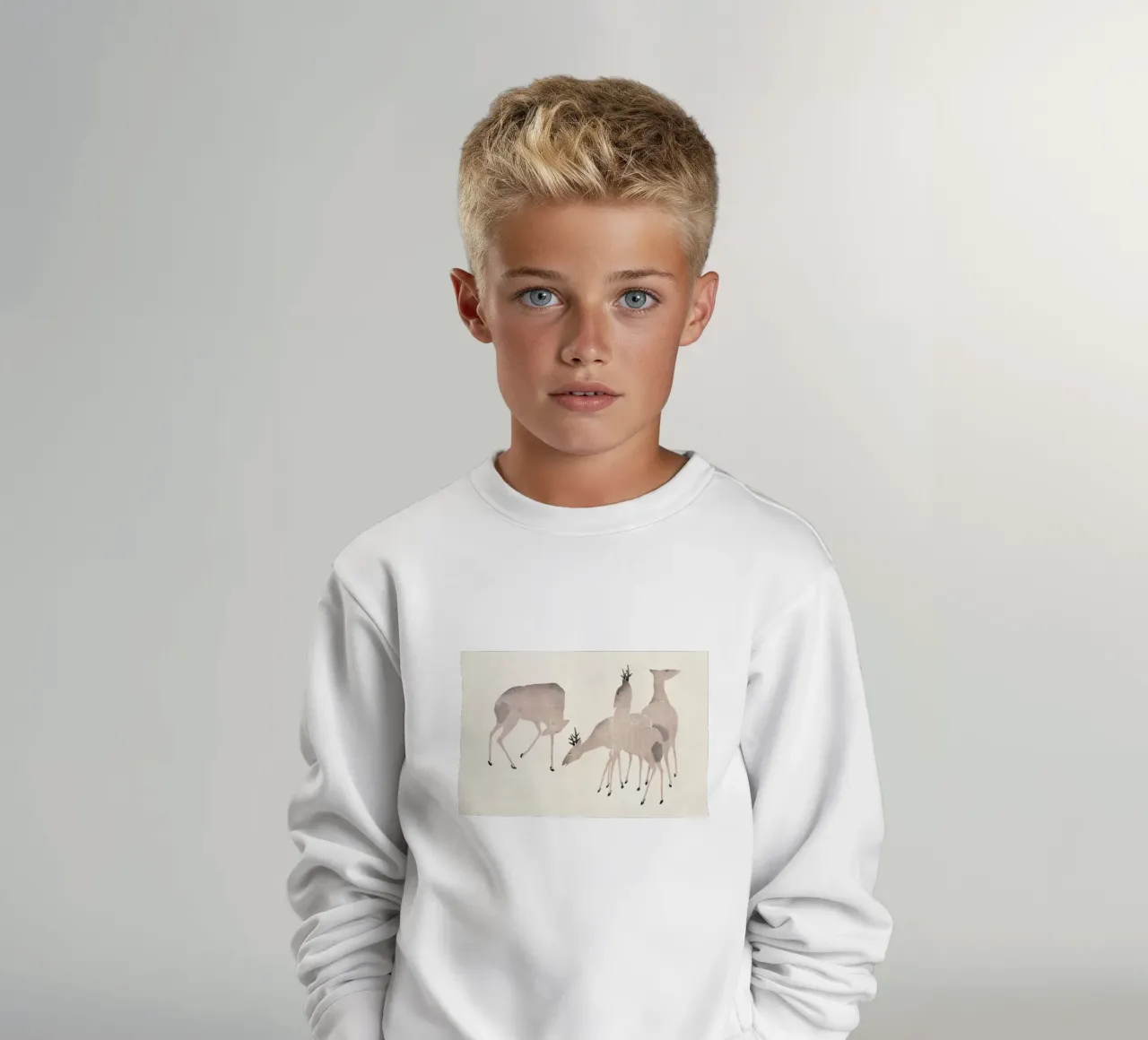 Four deer felpa bambino da apoloprints