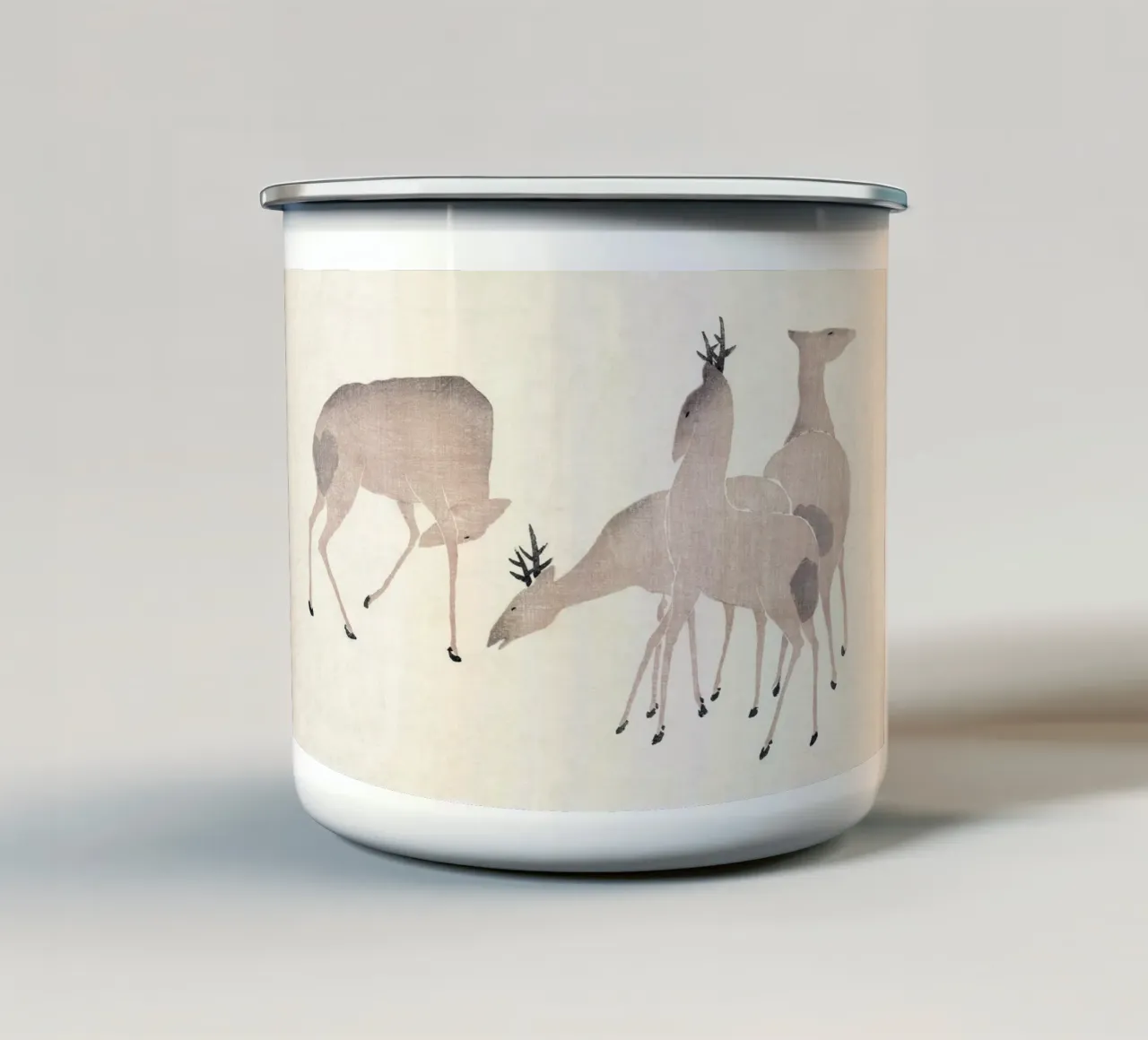 Four deer tazza in smalto da apoloprints