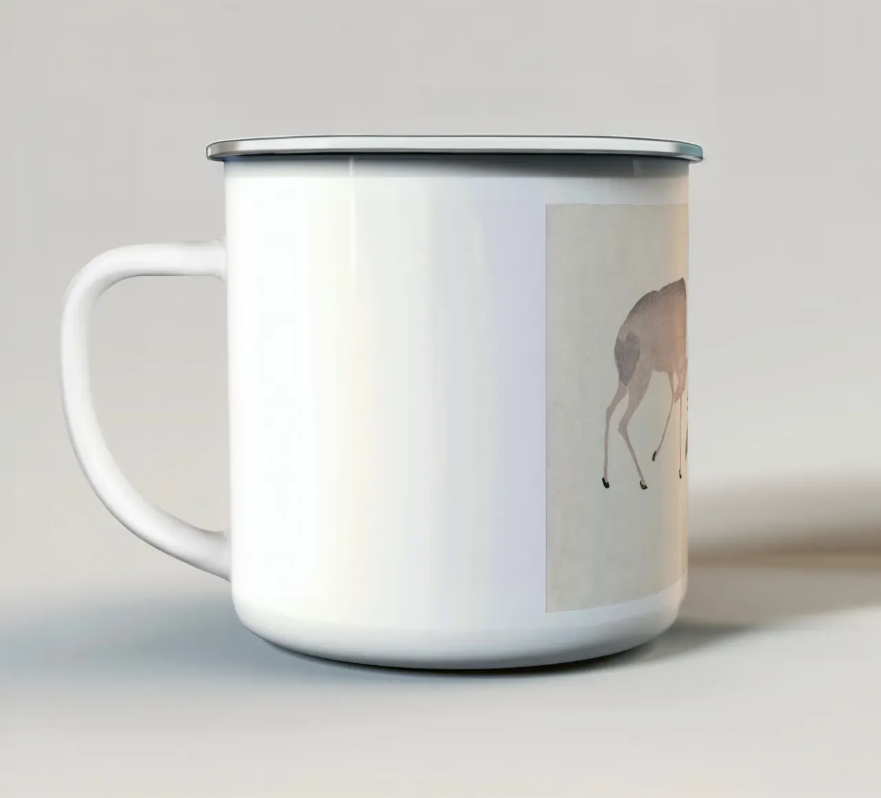 Four deer tazza in smalto da apoloprints