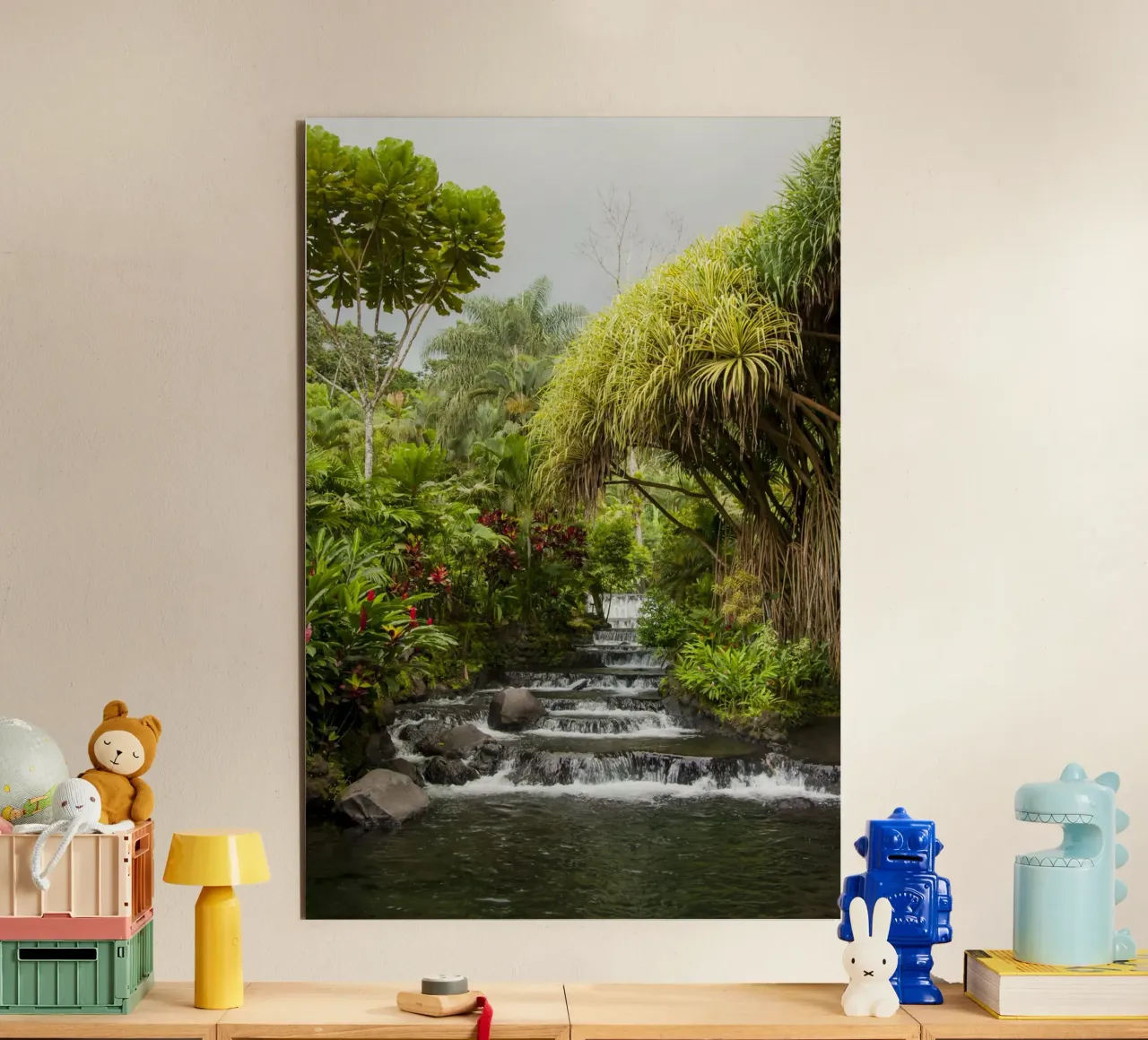 Cascata tropicale alluminio dibond da Alexey