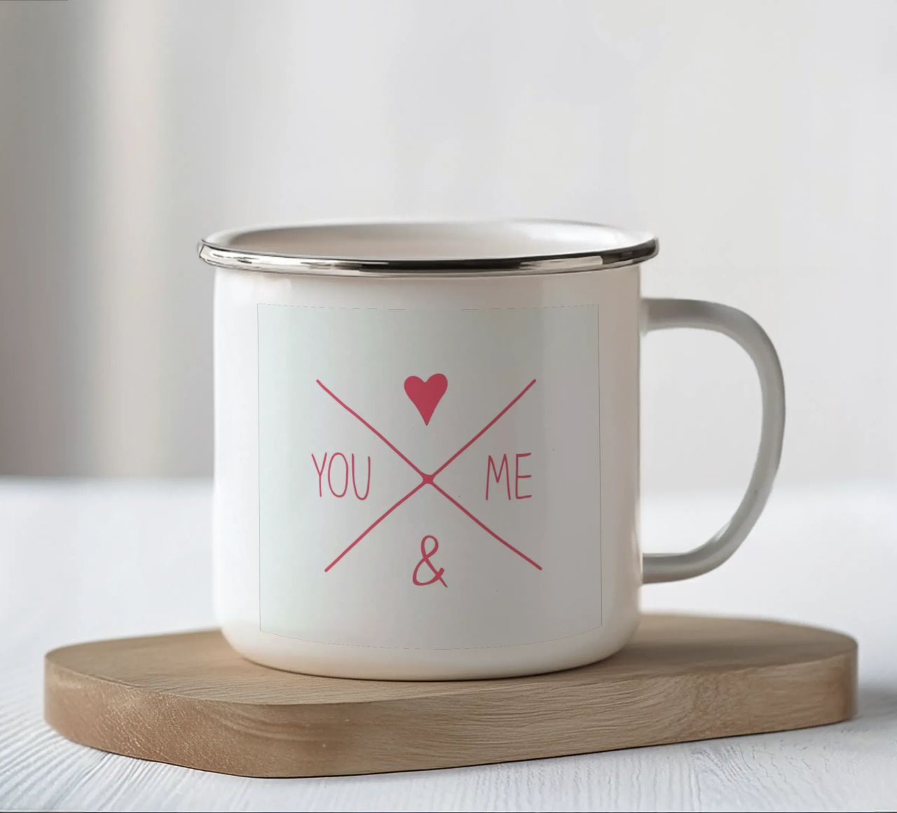 You And Me tazza in smalto da JaySan Studio