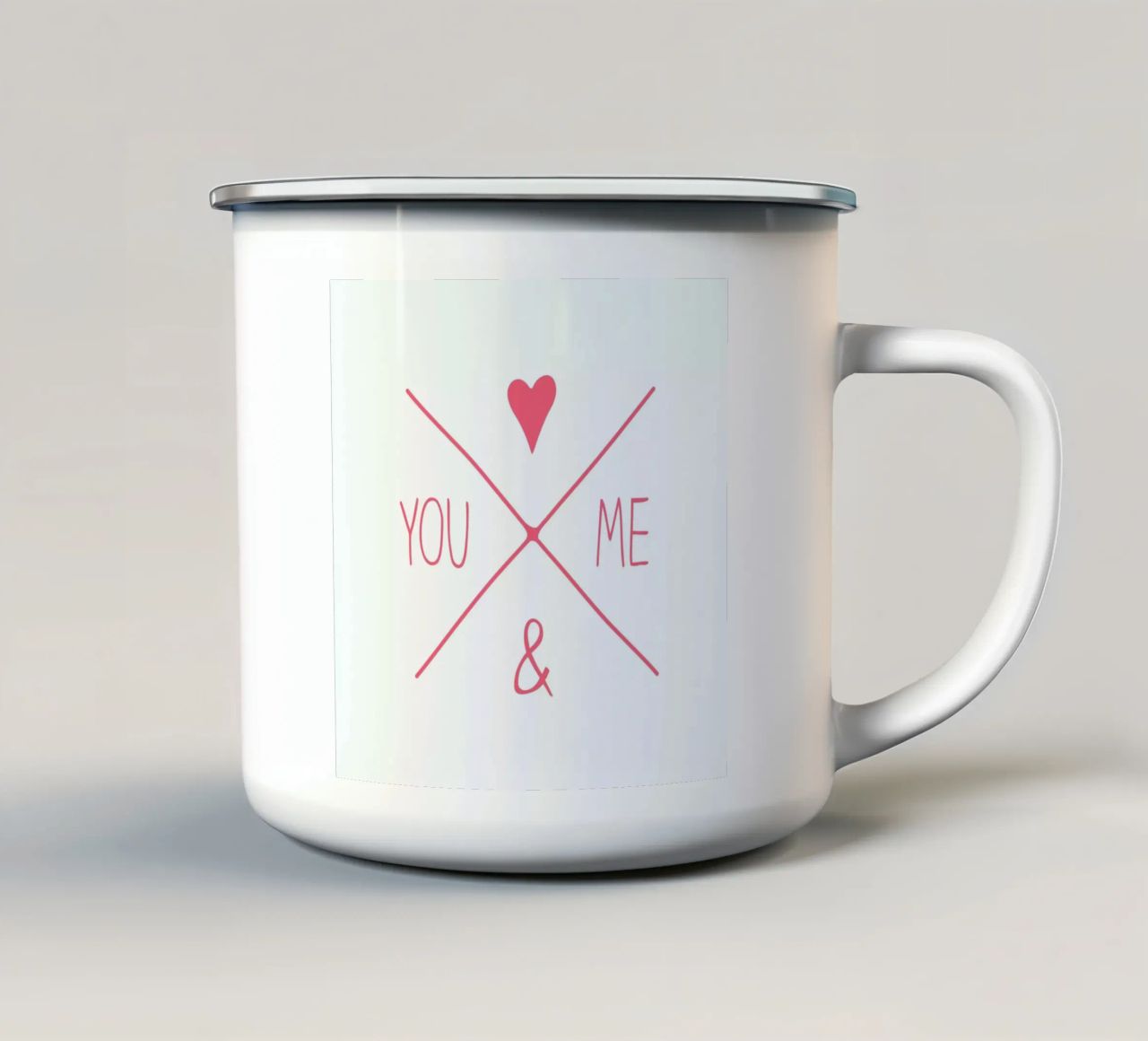 You And Me tazza in smalto da JaySan Studio
