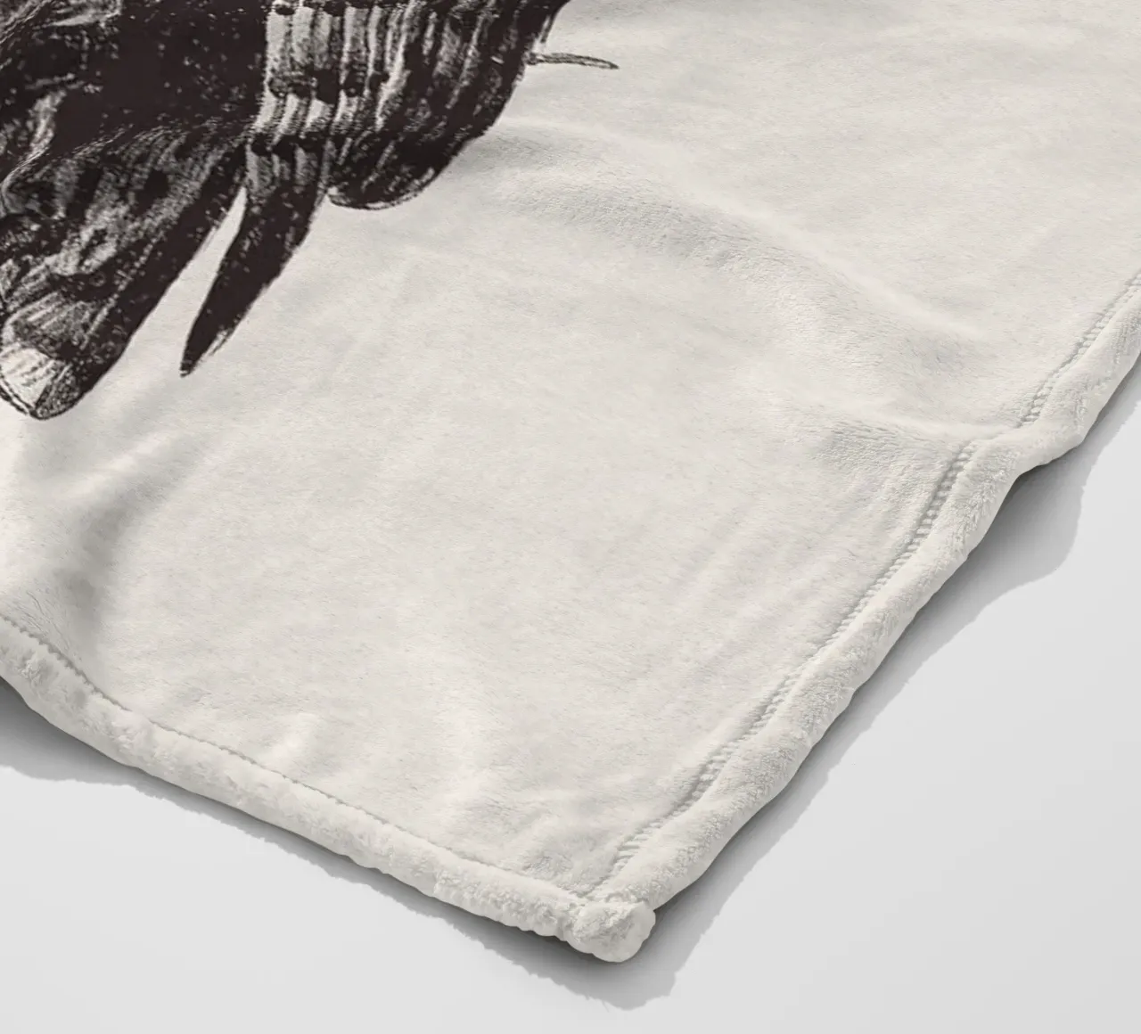 Screech owl fleece blanket by apoloprints