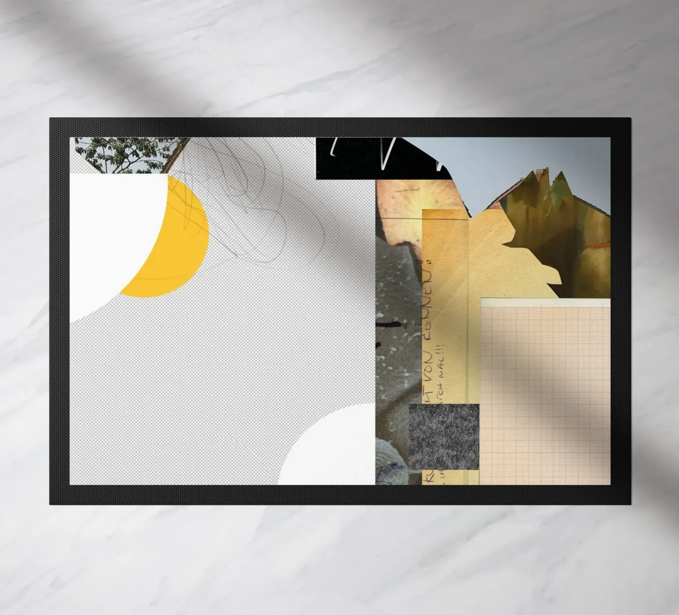 Nowhere station 2 doormat by Marko Köppe