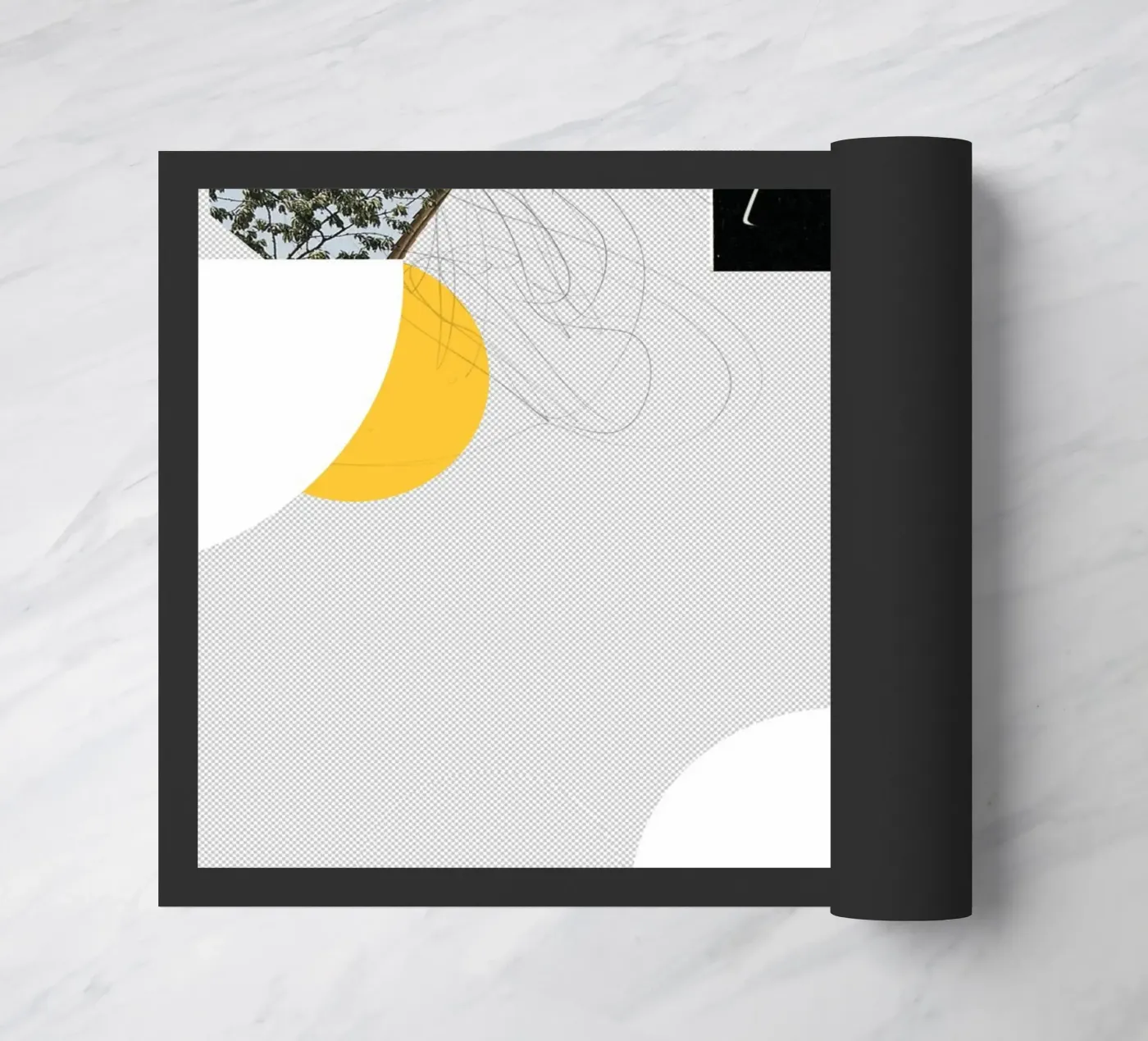 Nowhere station 2 doormat by Marko Köppe