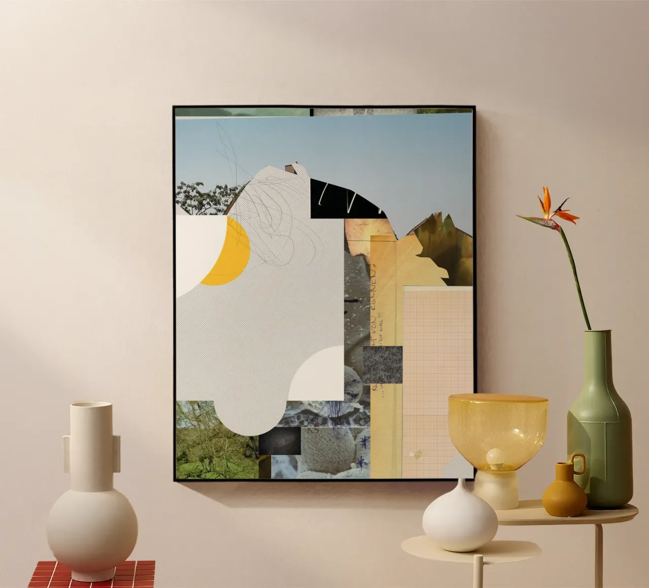 Nowhere station 2 acryl van Marko Köppe