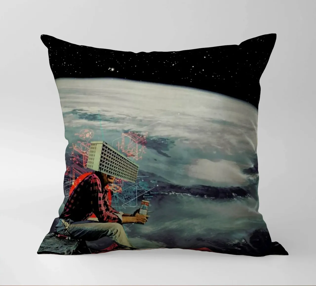 Figuring Out Ways To Escape cuscino da Frank Moth