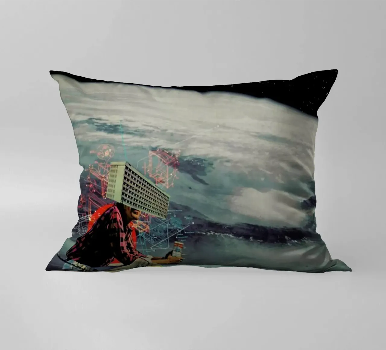 Figuring Out Ways To Escape cuscino da Frank Moth