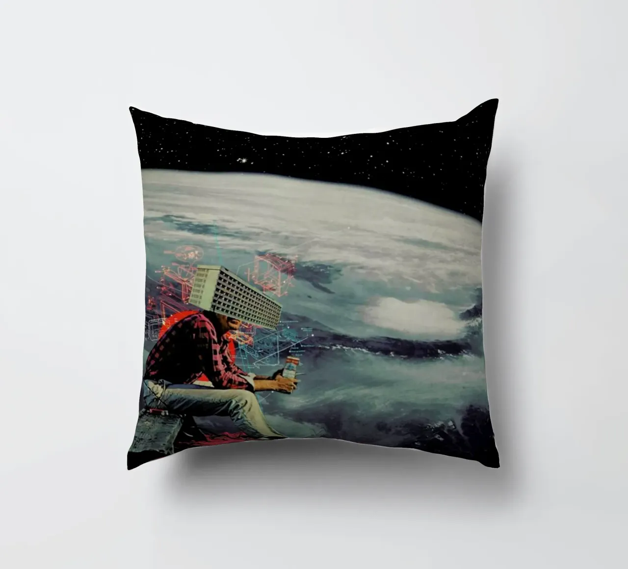 Figuring Out Ways To Escape cuscino da Frank Moth