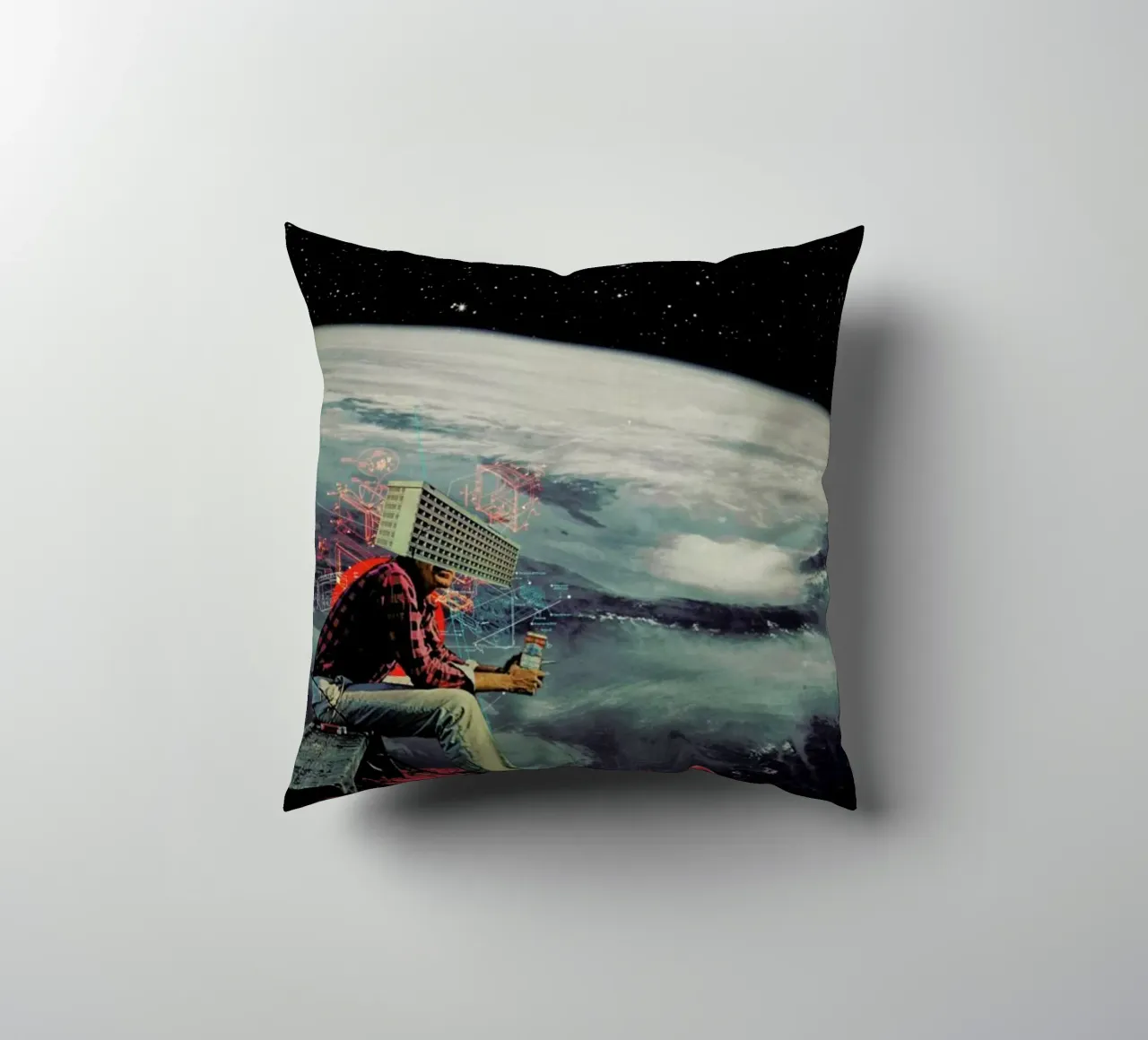 Figuring Out Ways To Escape cuscino da Frank Moth