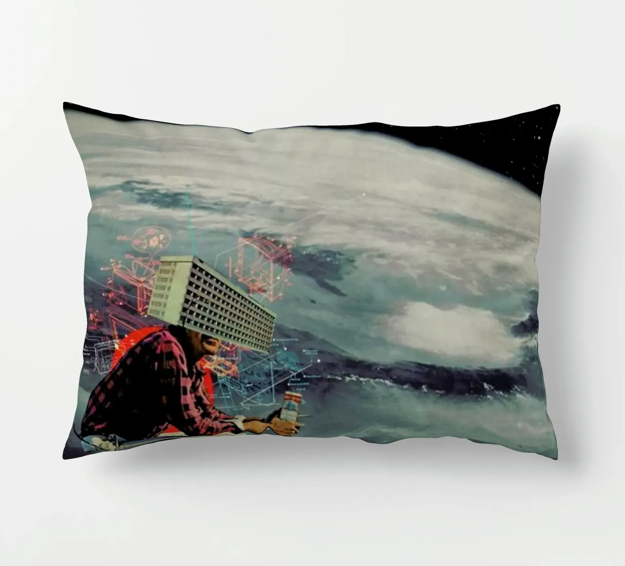 Figuring Out Ways To Escape cuscino da Frank Moth