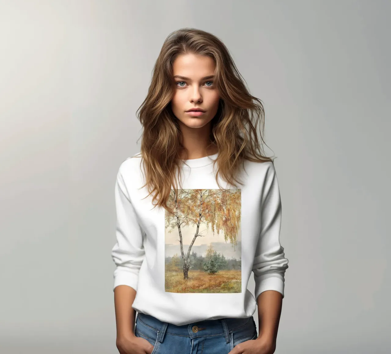 Autumn Tree Boho Painting felpa da apoloprints