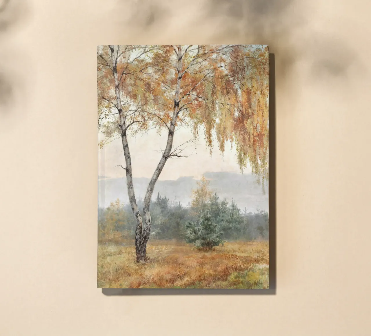 Autumn Tree Boho Painting notebook by apoloprints