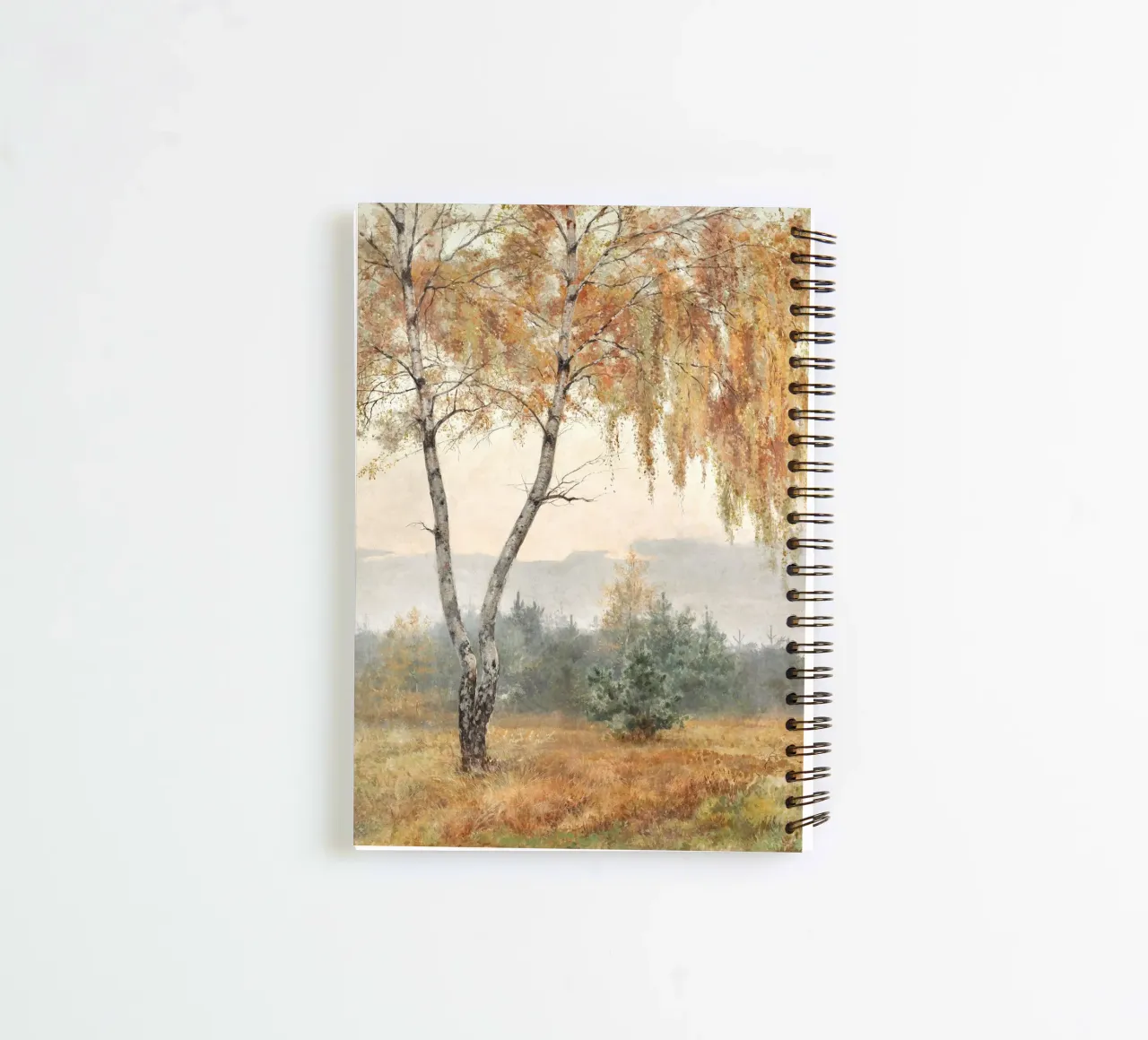 Autumn Tree Boho Painting carnet à spirale de apoloprints