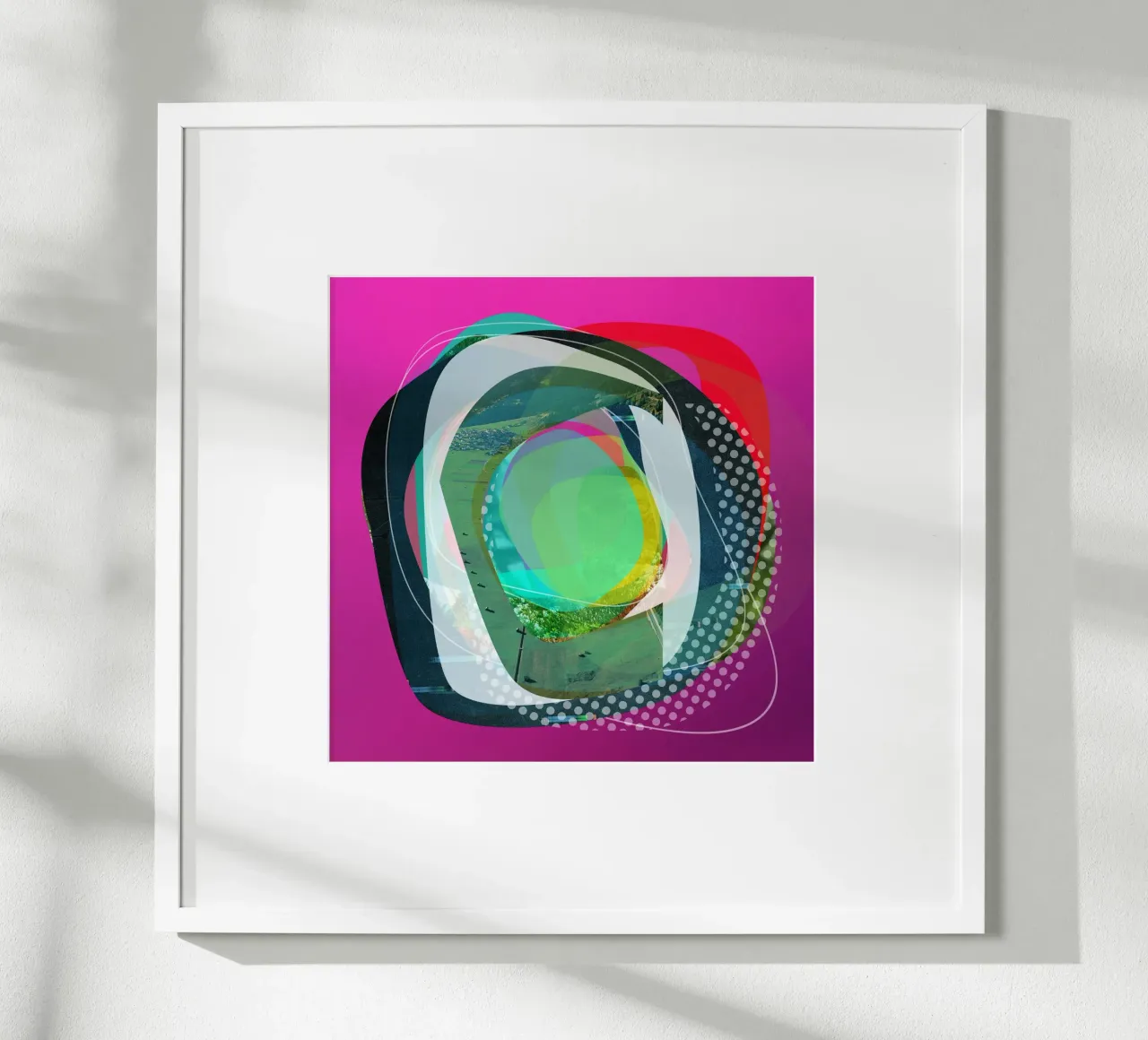 the abstract dream 4 poster with wooden frame by Marko Köppe