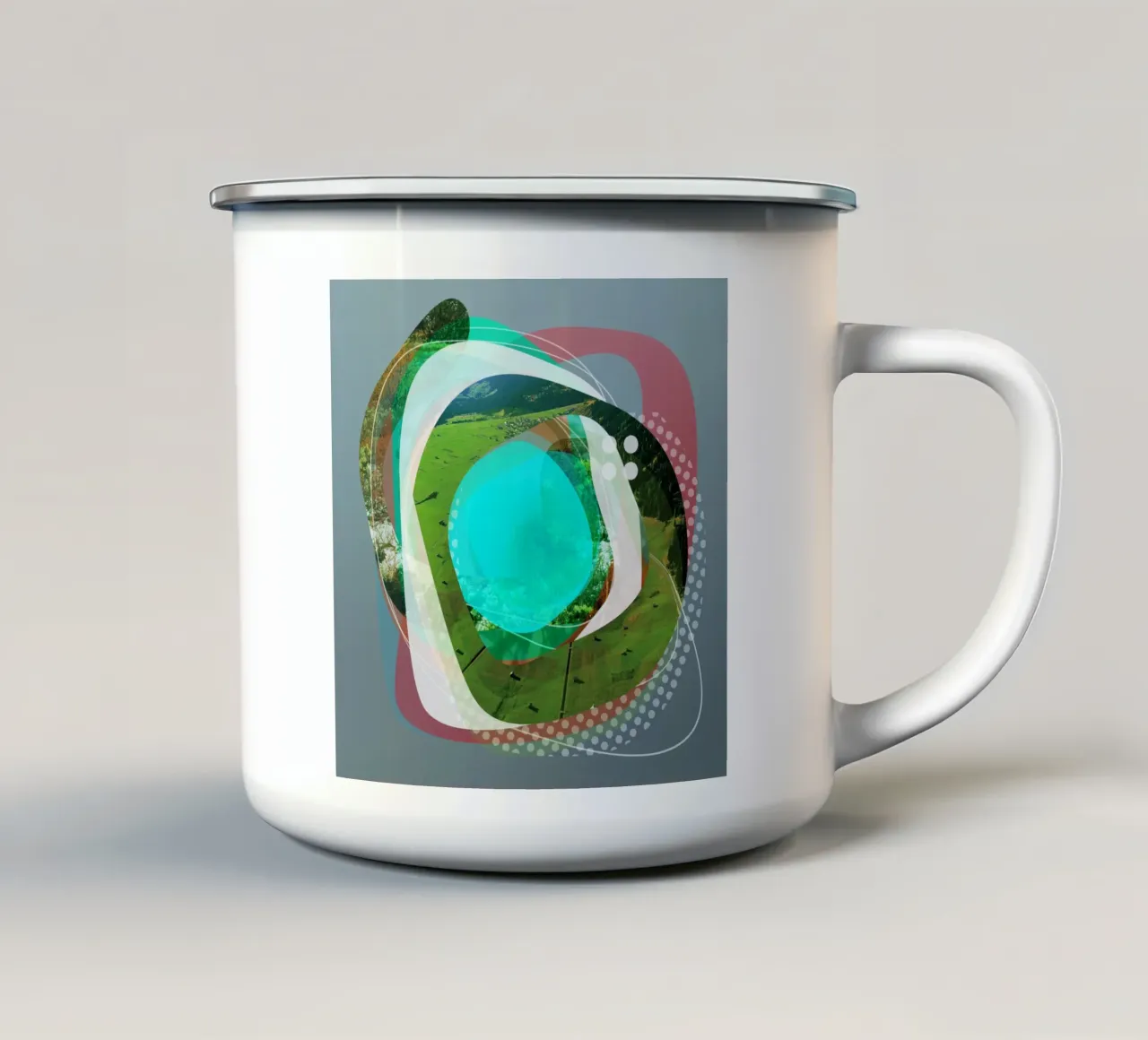 The abstract dream 2 tazza in smalto da Marko Köppe