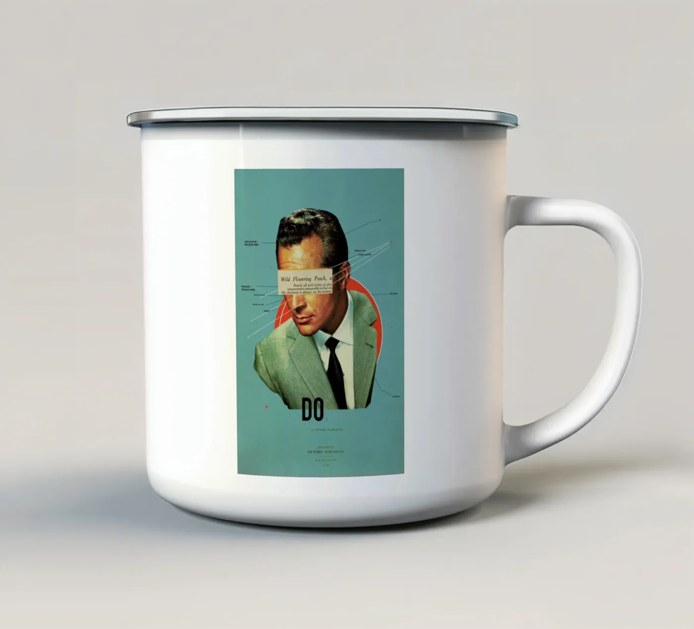 Do enamel mug by Frank Moth