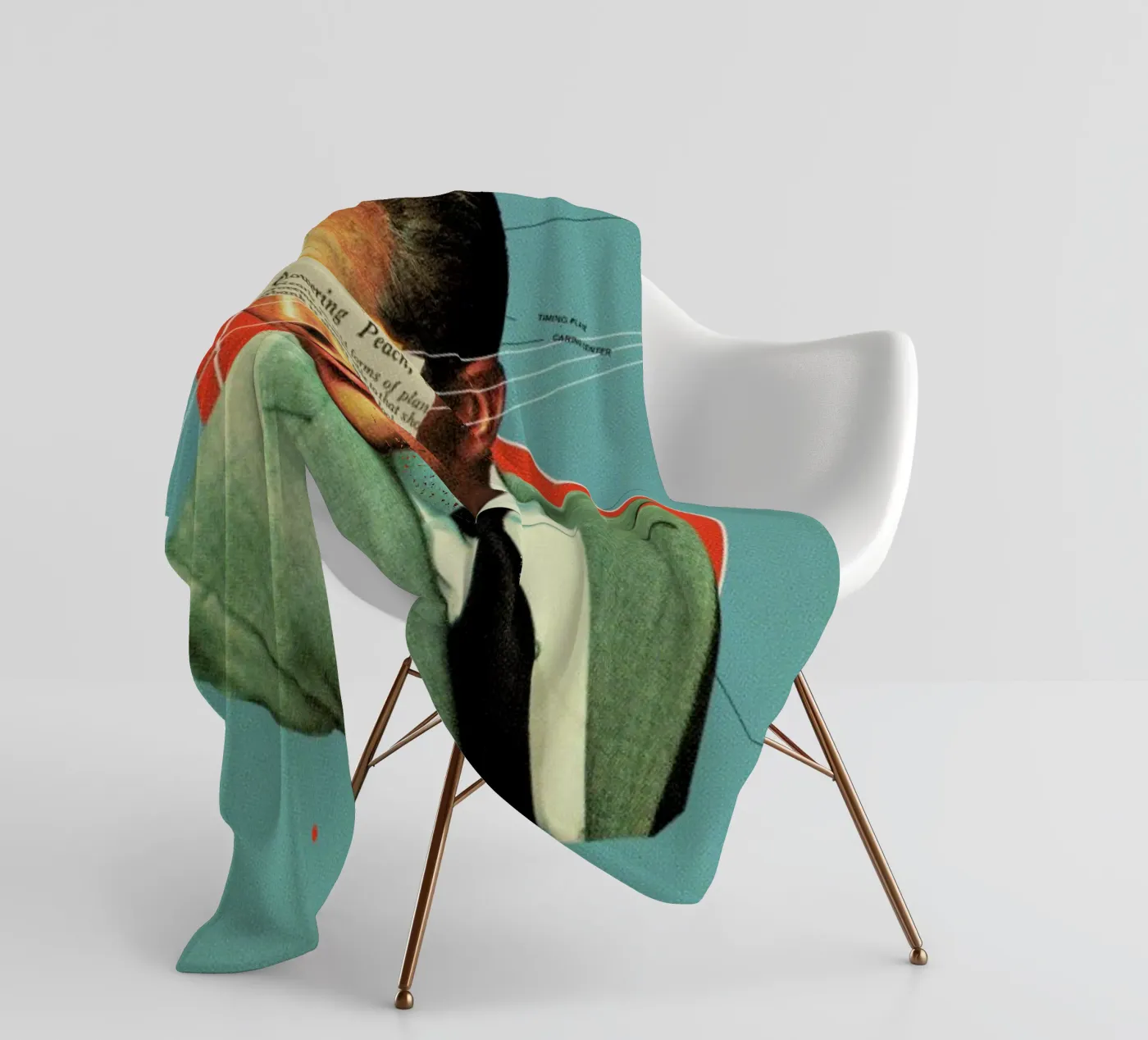Do fleece blanket by Frank Moth
