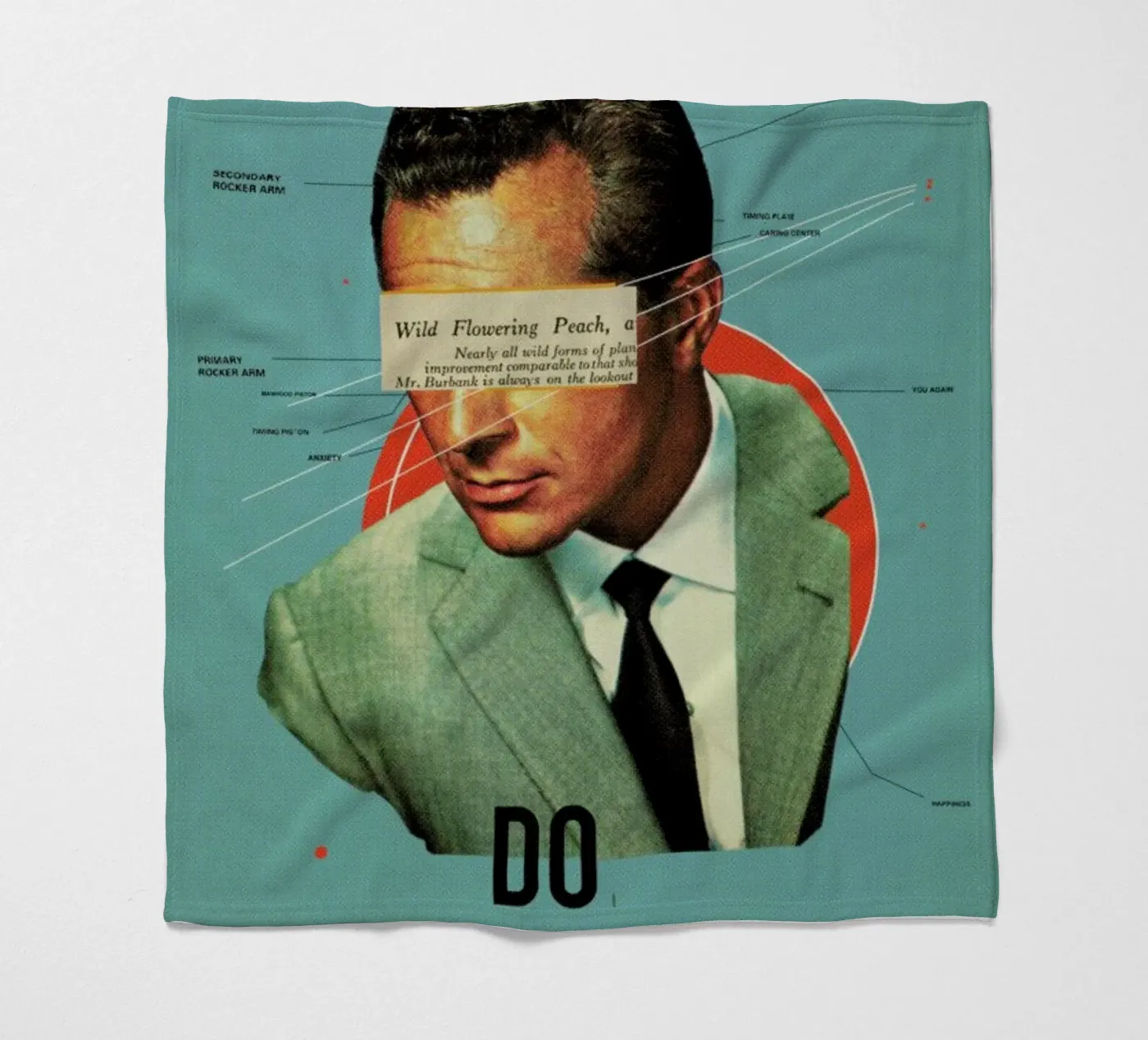 Do fleece blanket by Frank Moth