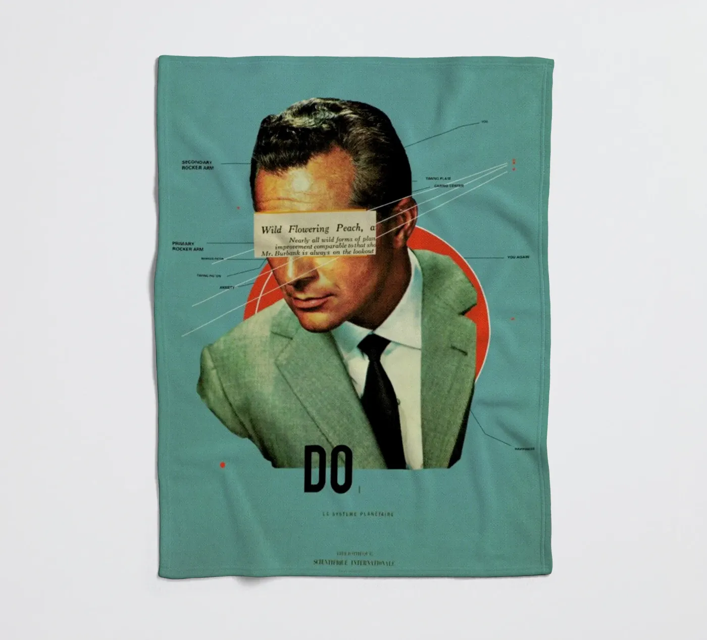 Do fleece blanket by Frank Moth