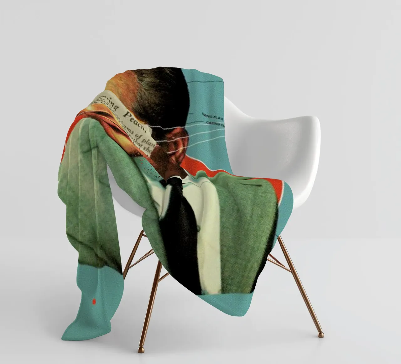 Do fleecedeken van Frank Moth