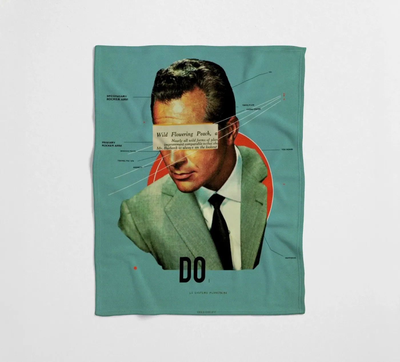 Do fleece blanket by Frank Moth