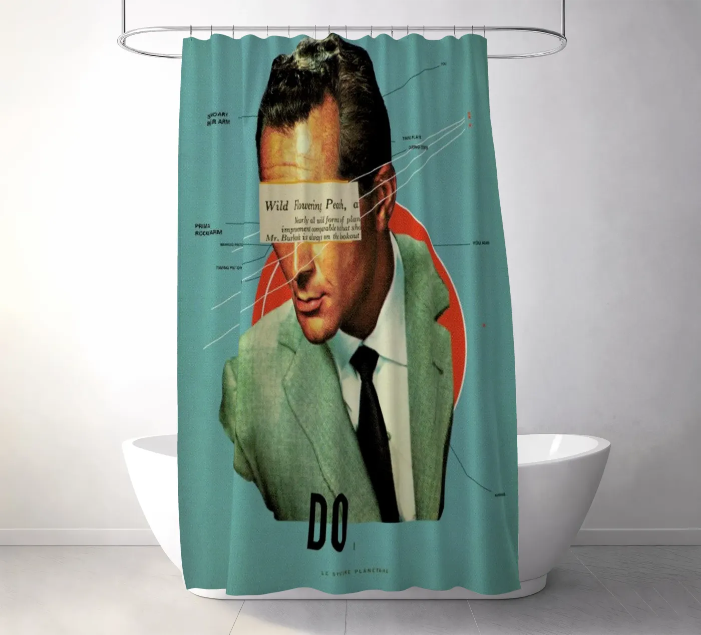 Do shower curtain by Frank Moth