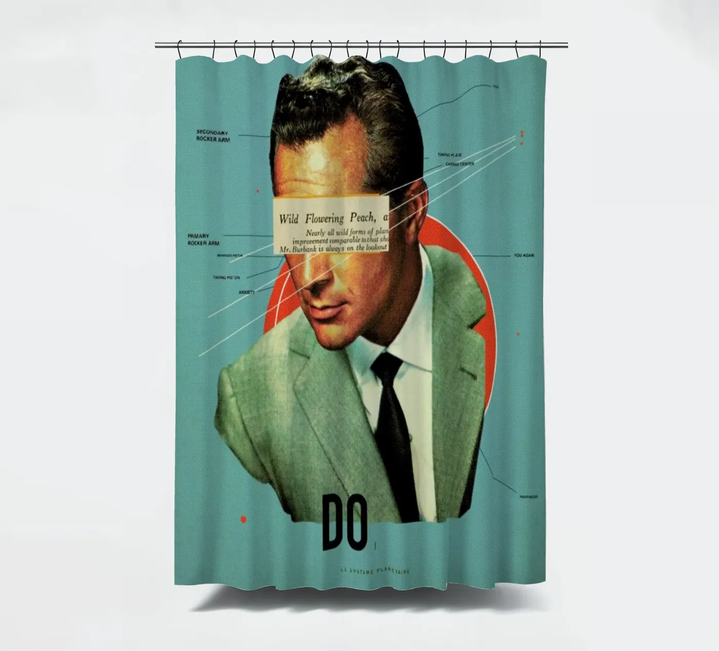 Do shower curtain by Frank Moth