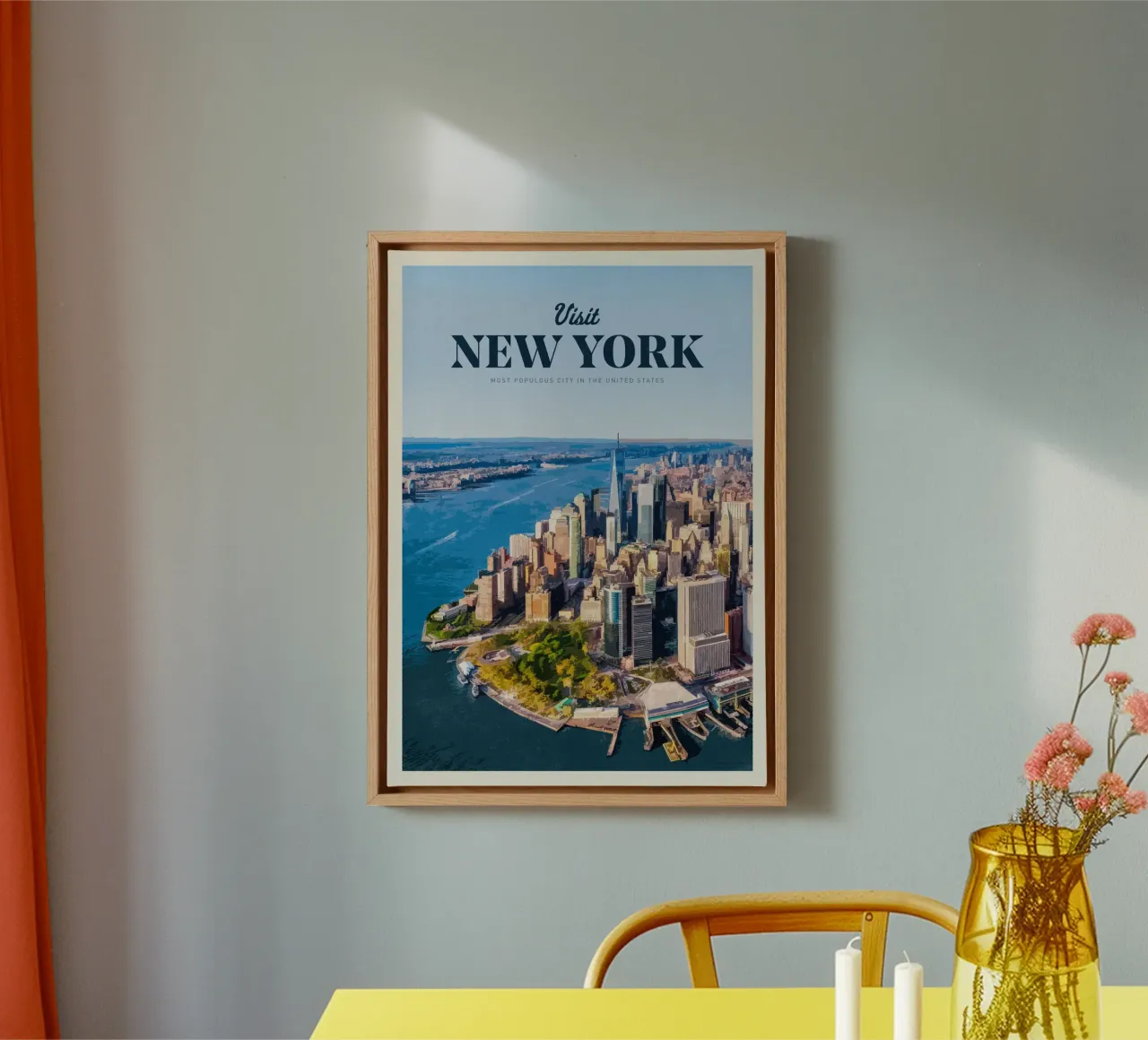Visitare New York tela con Cornice a cassetta da Mercury Club