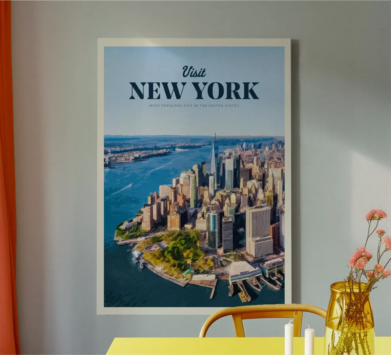 Visitare New York tela con Cornice a cassetta da Mercury Club