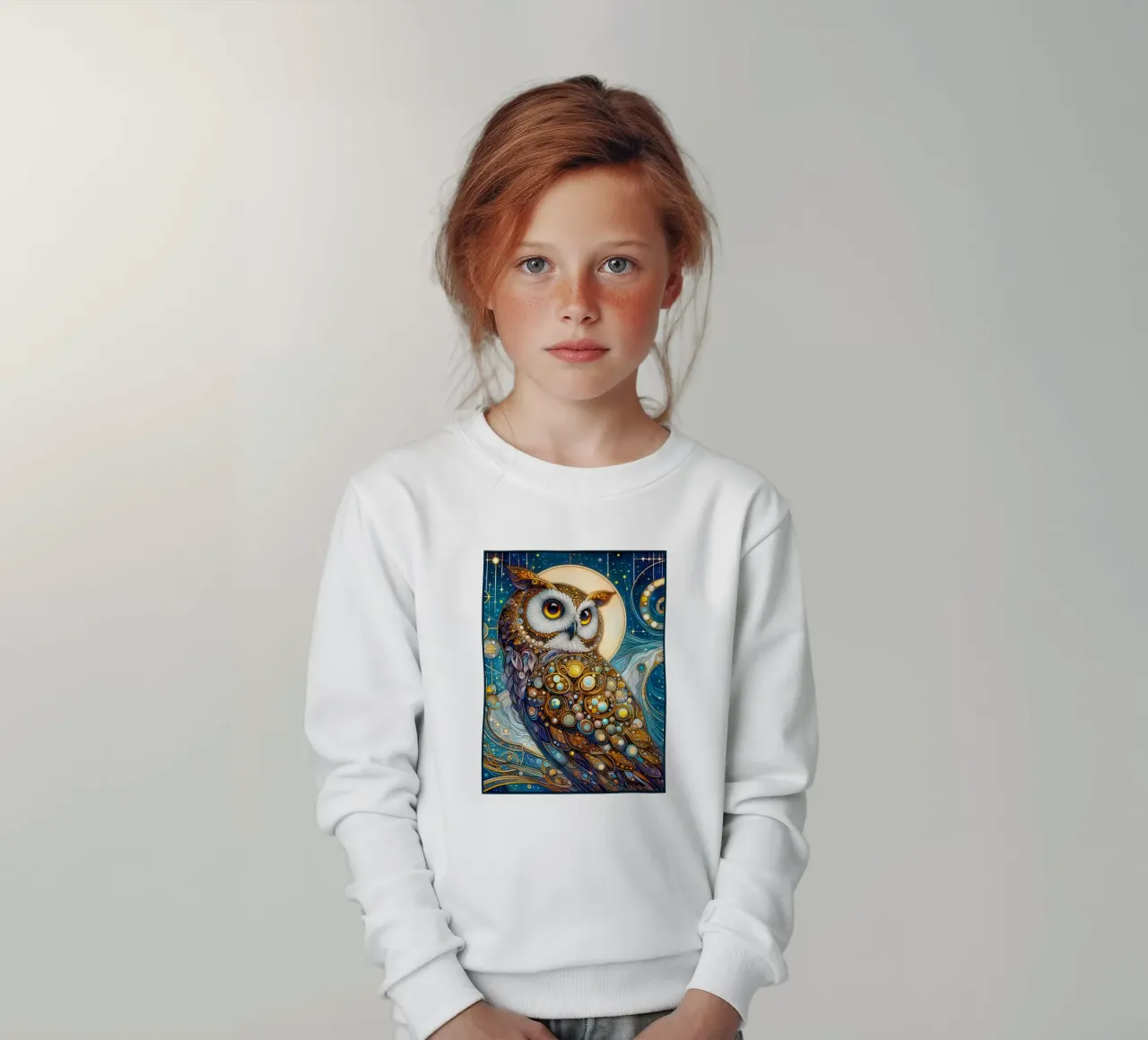 Gufo felpa bambino da Art-Nouveau-Dsg