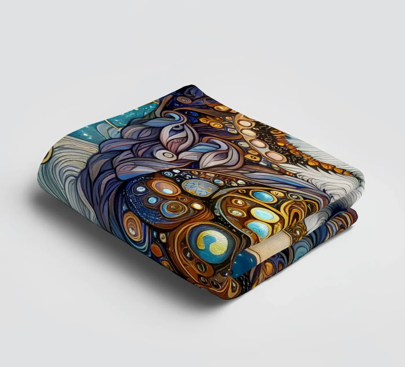 Uil badhanddoek van Art-Nouveau-Dsg