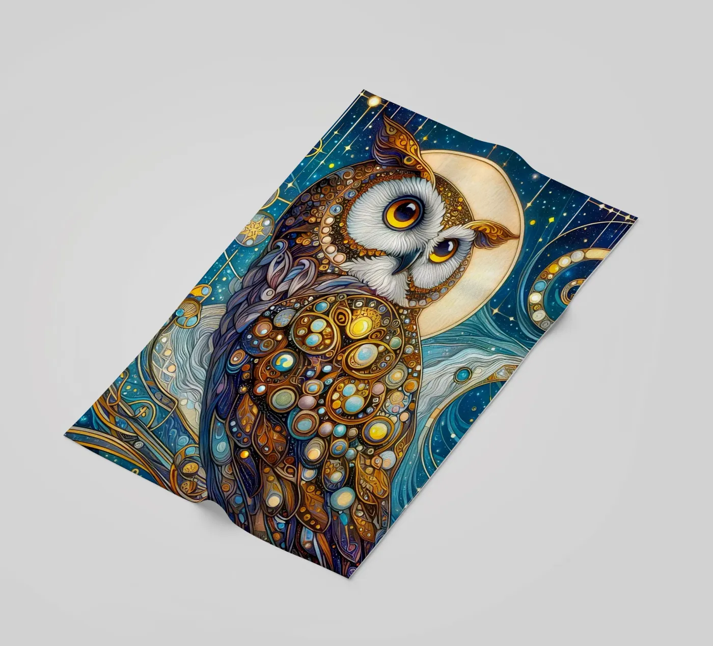 Owl telo mare da Art-Nouveau-Dsg