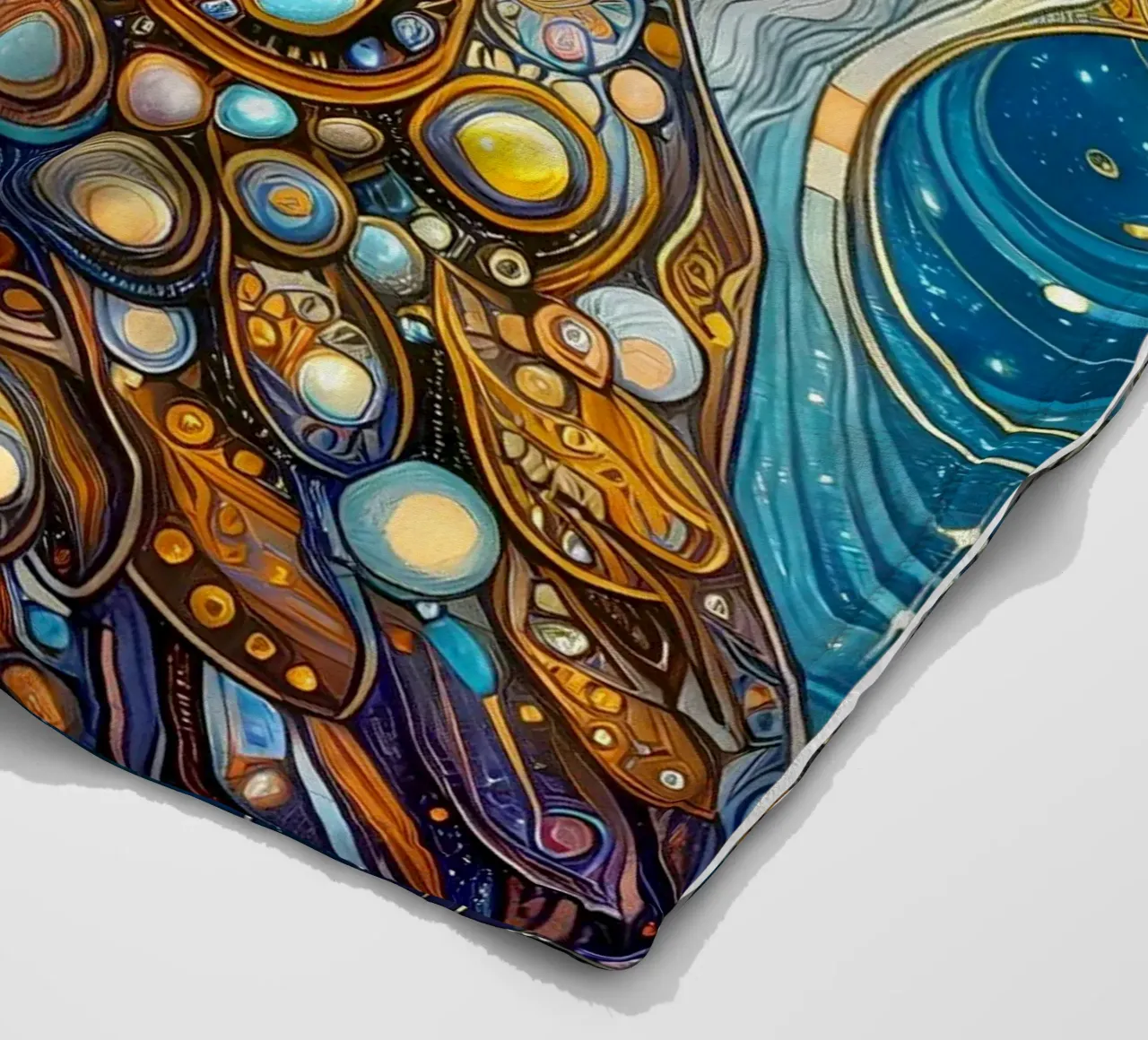 Eule Fleecedecke von Art-Nouveau-Dsg