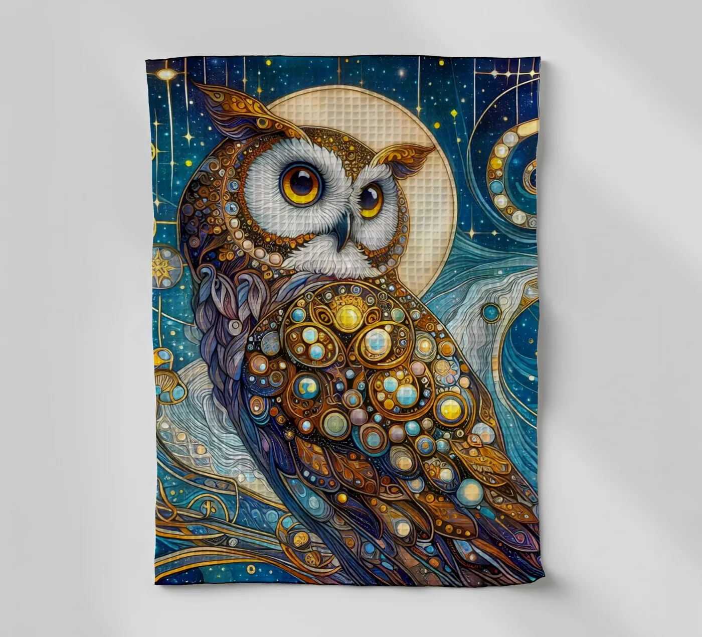 Eule Geschirrtuch von Art-Nouveau-Dsg