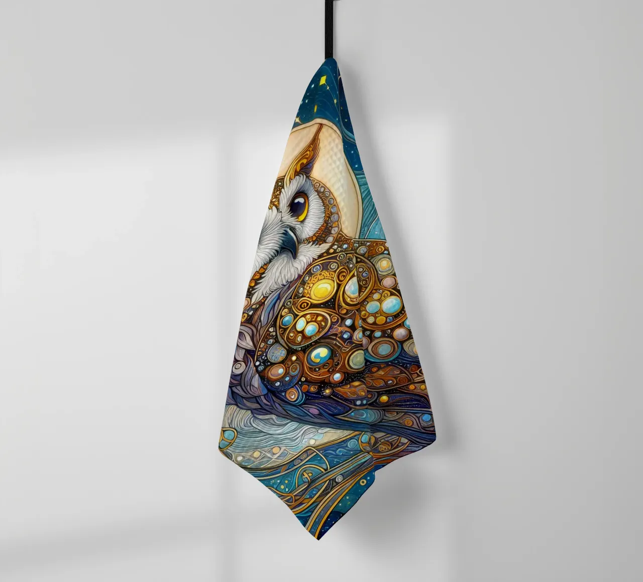 Gufo canovaccio da cucina da Art-Nouveau-Dsg