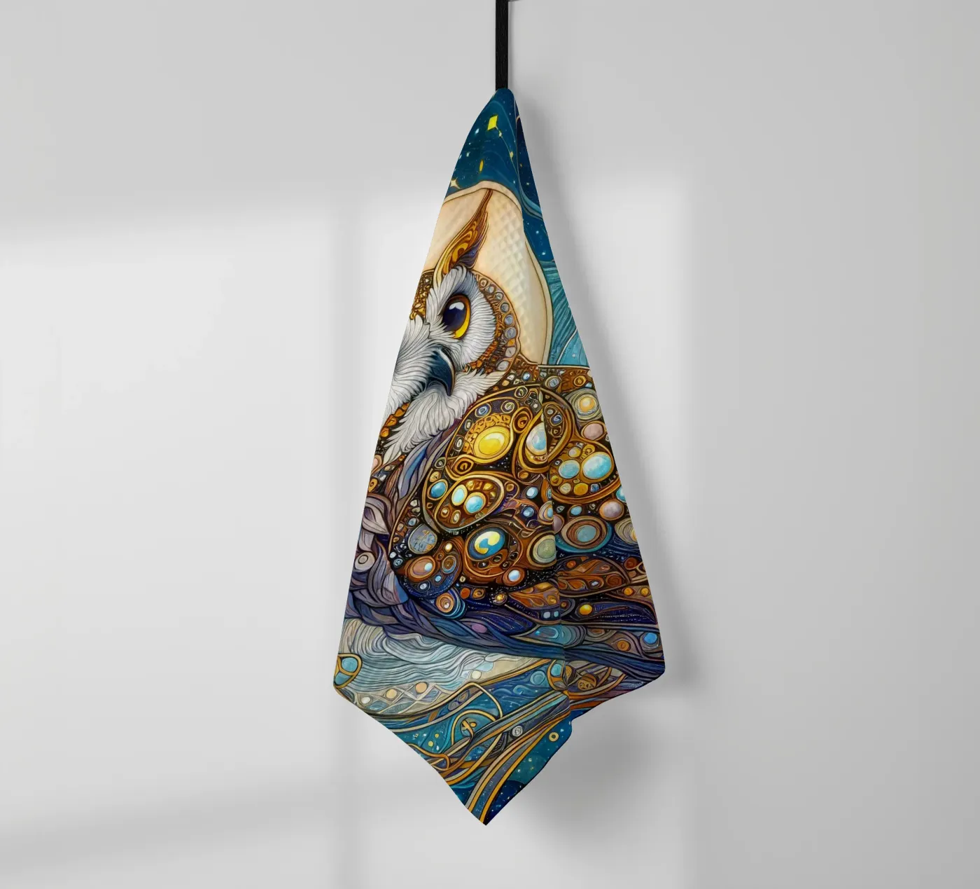 Eule Geschirrtuch von Art-Nouveau-Dsg