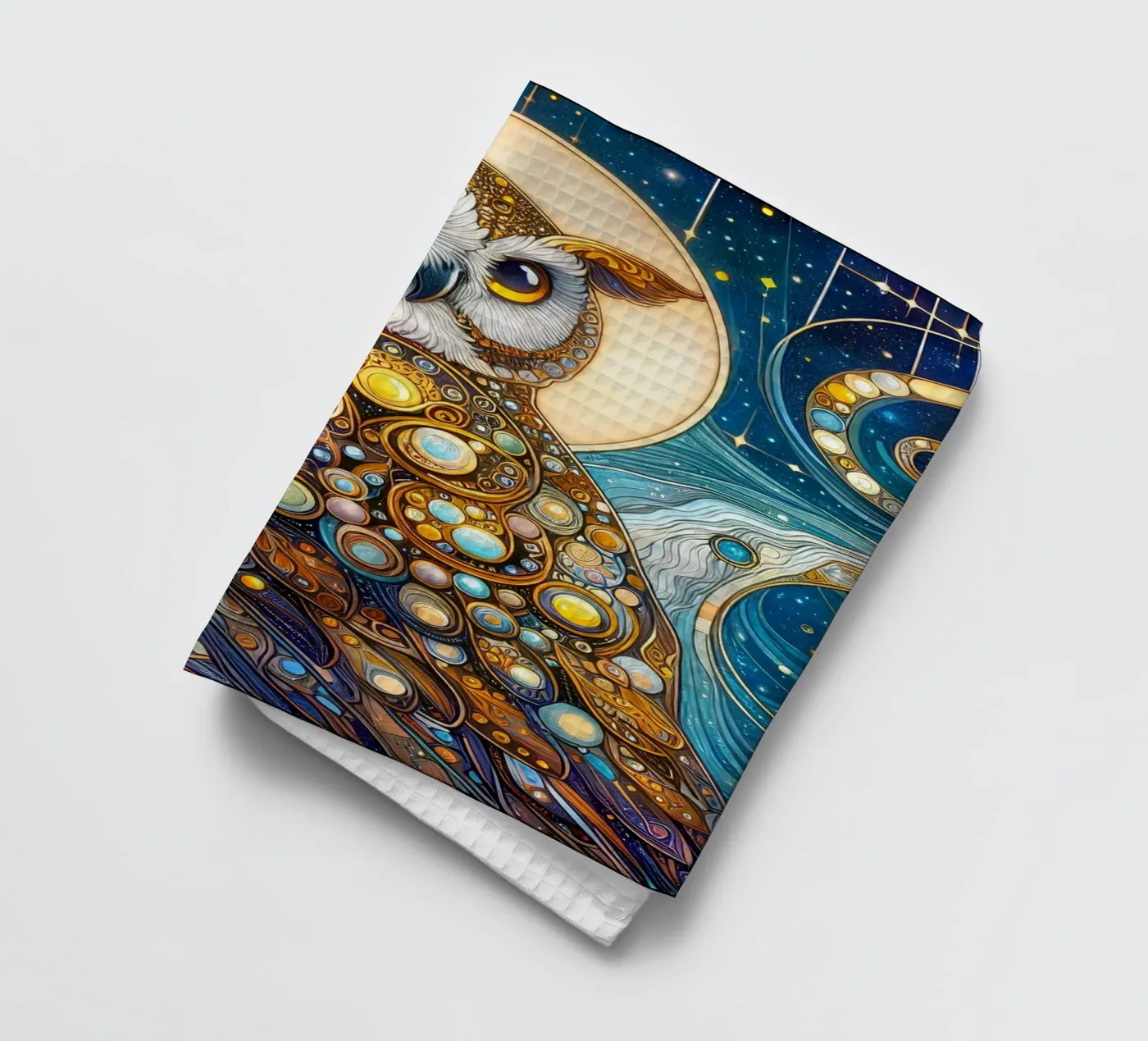 Eule Geschirrtuch von Art-Nouveau-Dsg