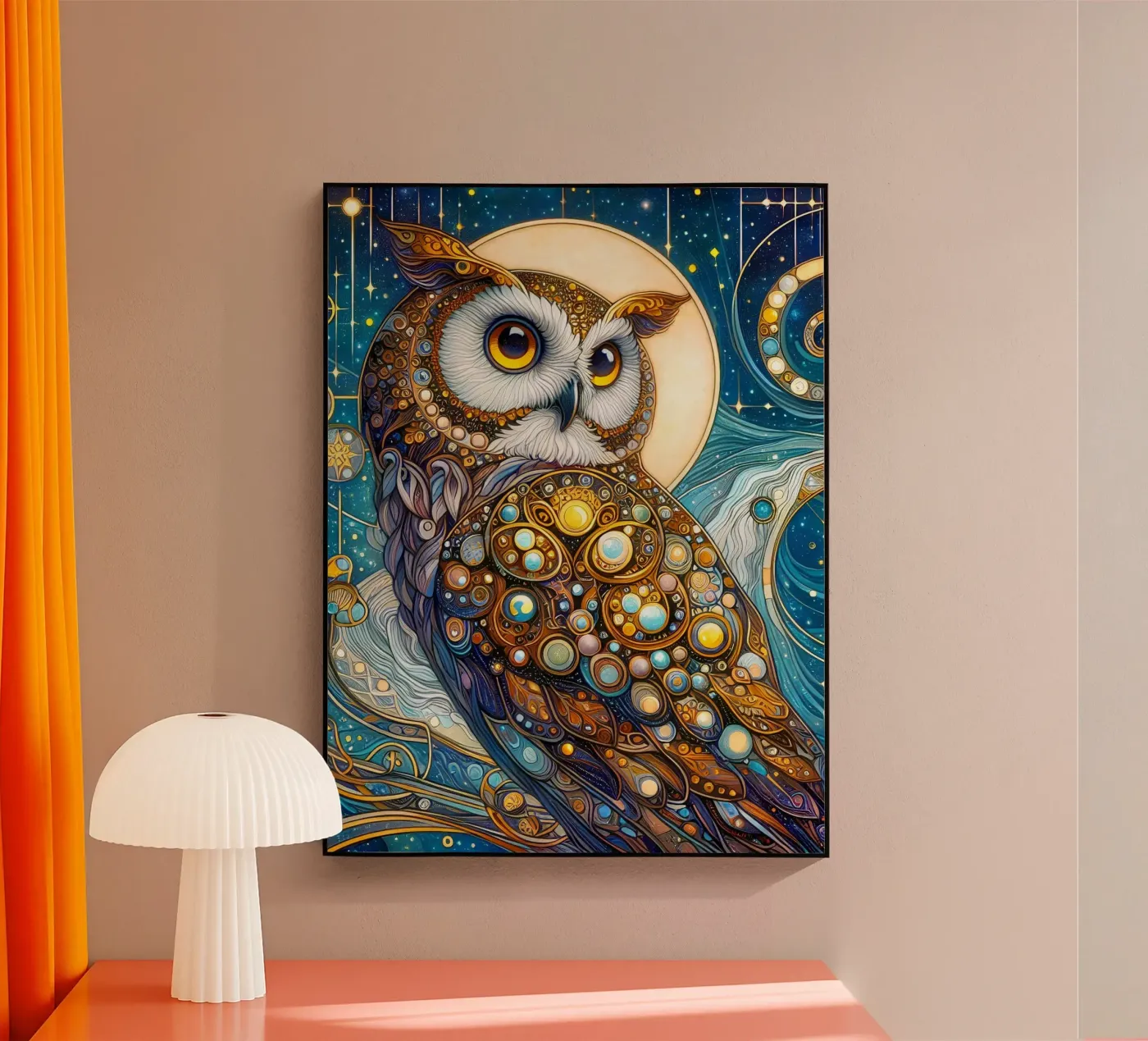 Owl plexiglass da Art-Nouveau-Dsg