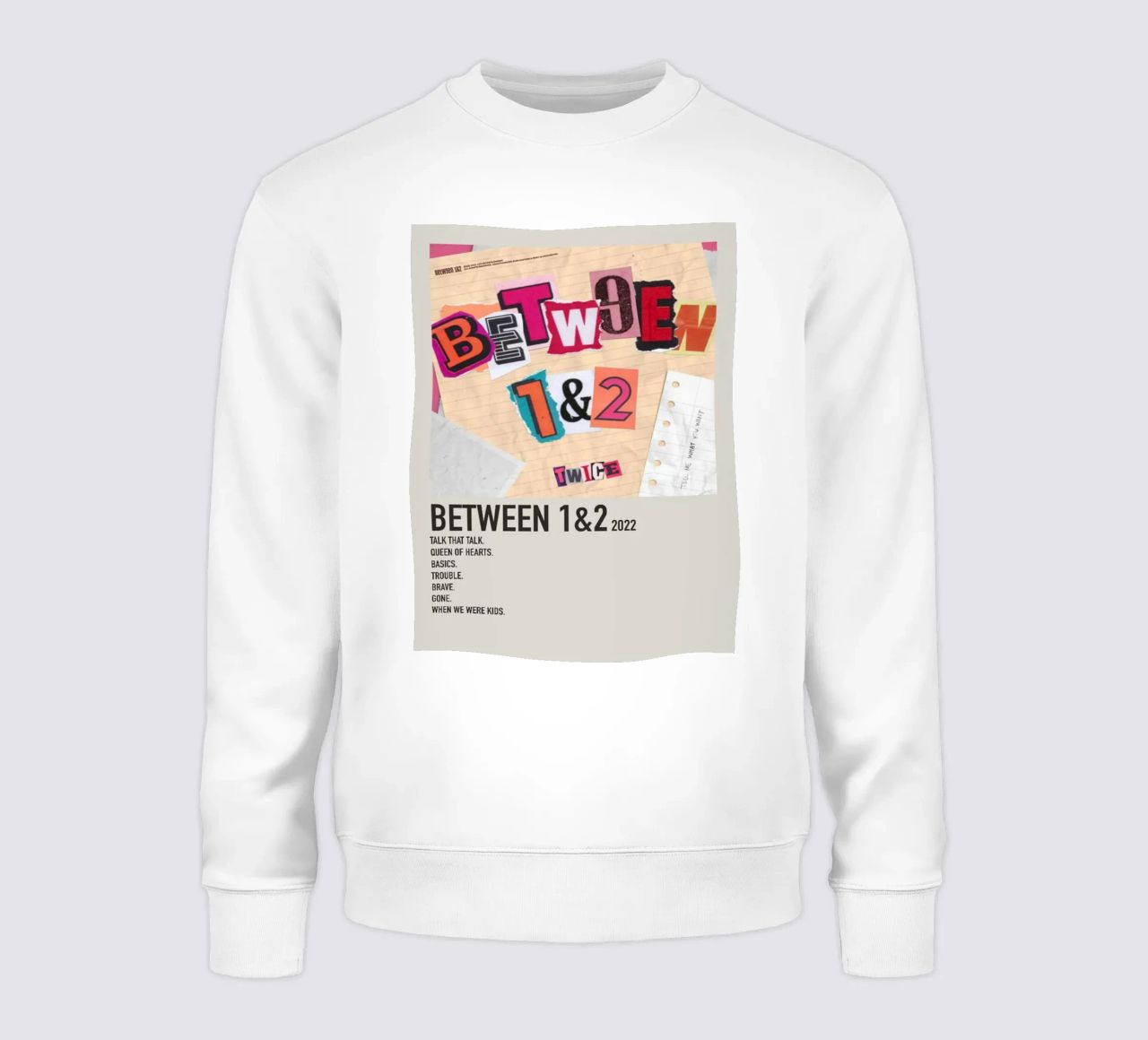 BETWEEN 1&2 2022 TWICE felpa da SoundStudio