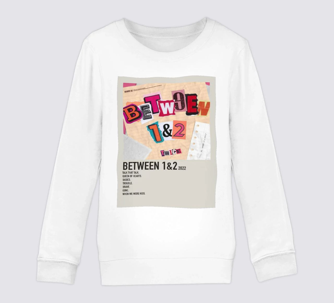 BETWEEN 1&2 2022 TWICE felpa bambino da SoundStudio