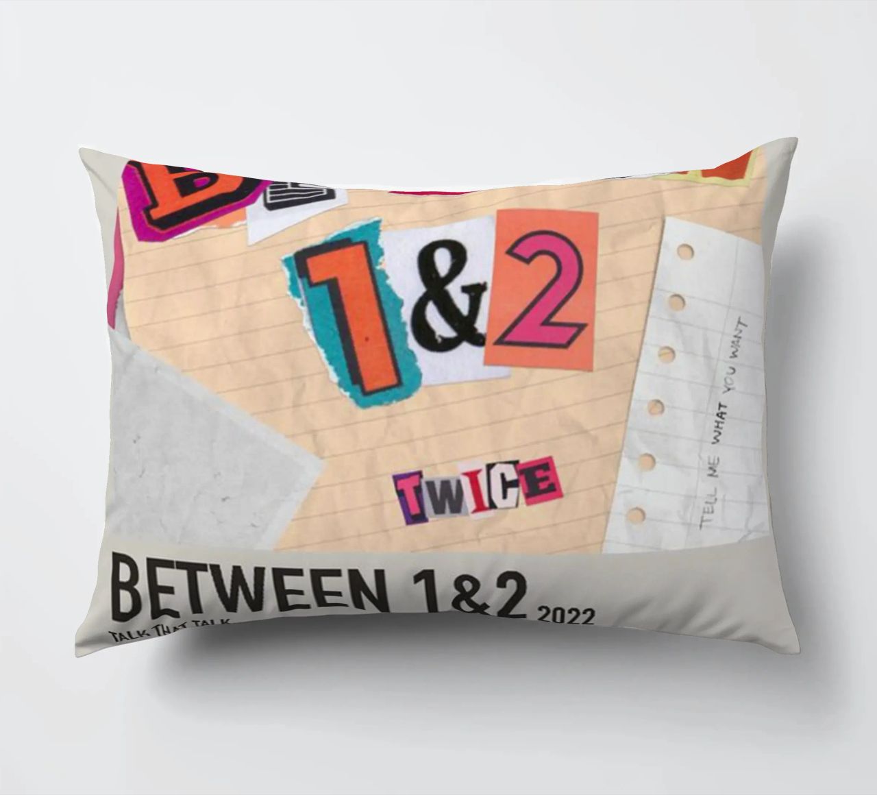 BETWEEN 1&2 2022 TWICE cuscino da SoundStudio