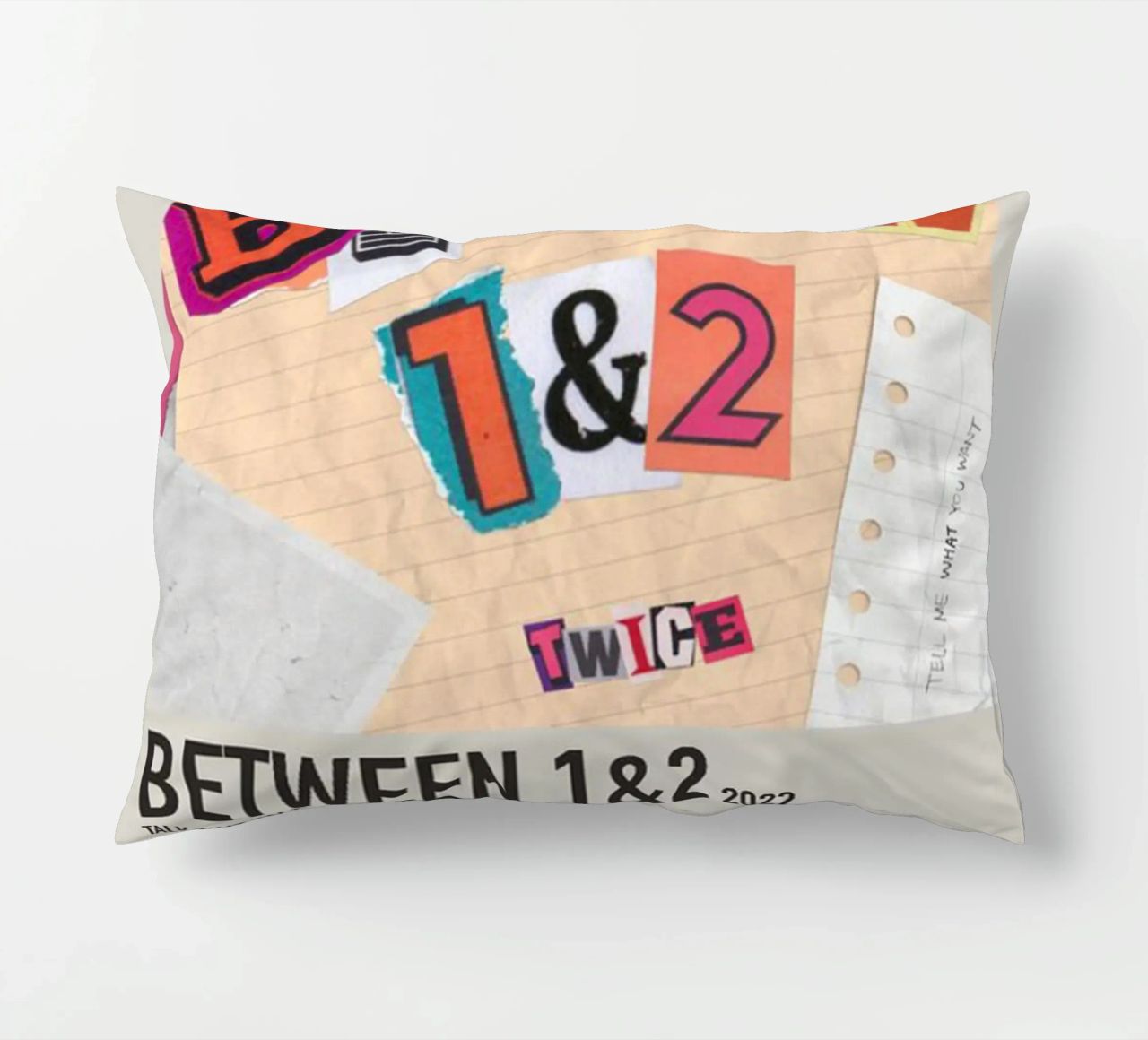 BETWEEN 1&2 2022 TWICE cuscino da SoundStudio