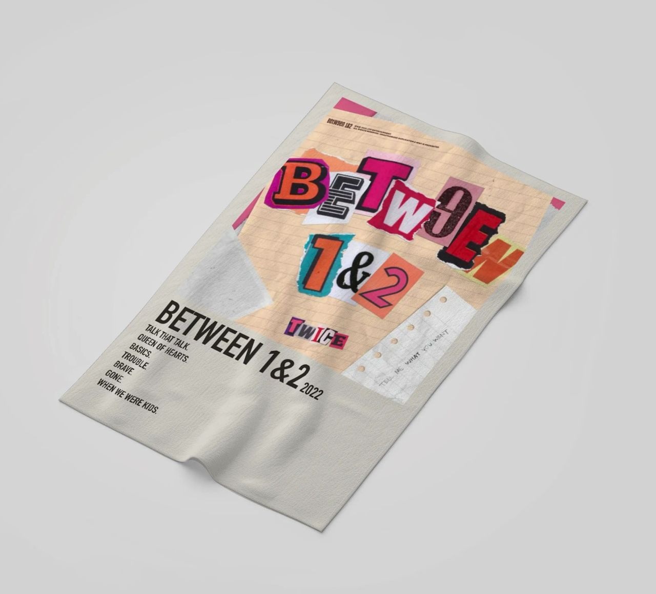 BETWEEN 1&2 2022 TWICE telo mare da SoundStudio