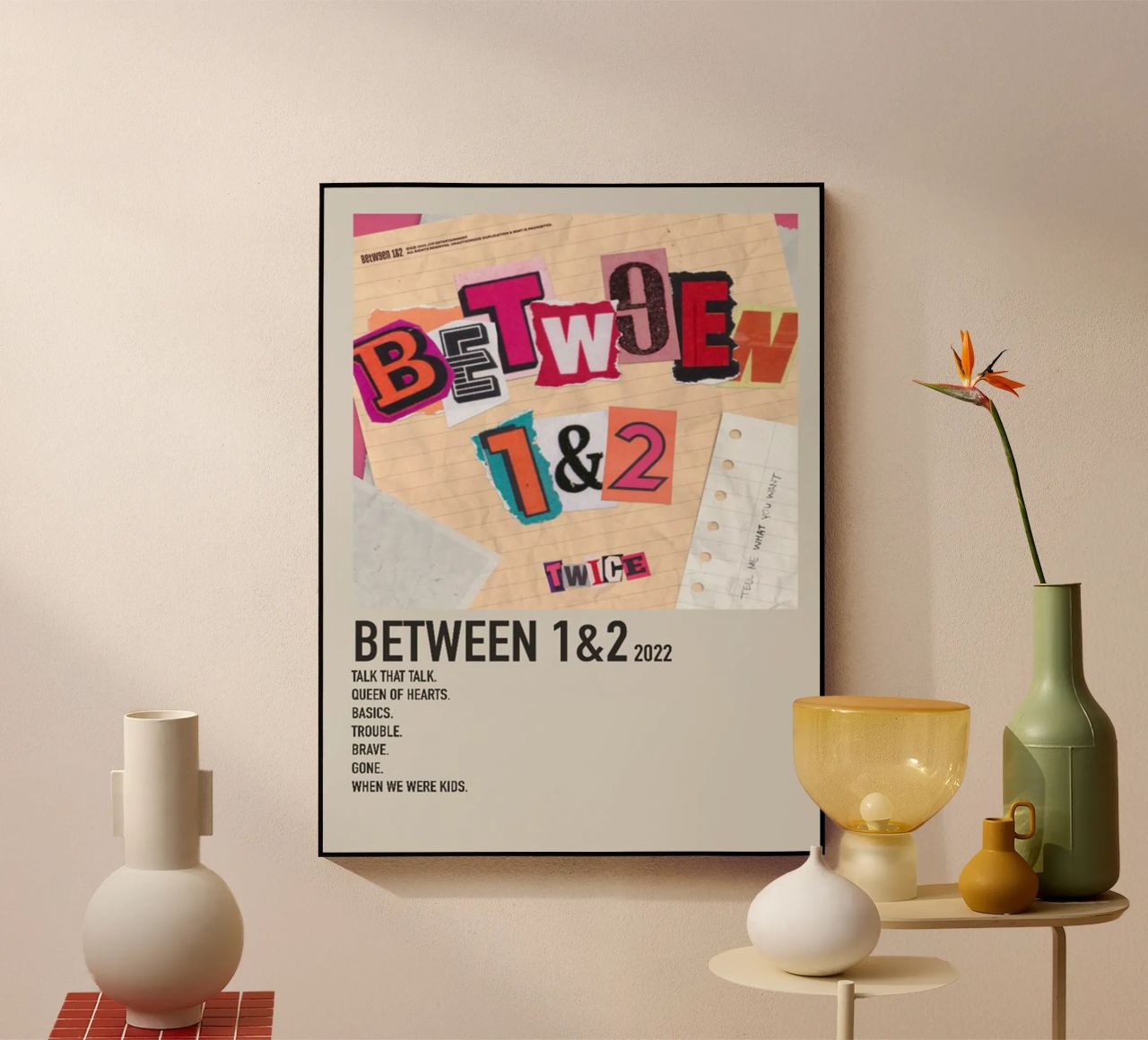 BETWEEN 1&2 2022 TWICE plexiglass da SoundStudio
